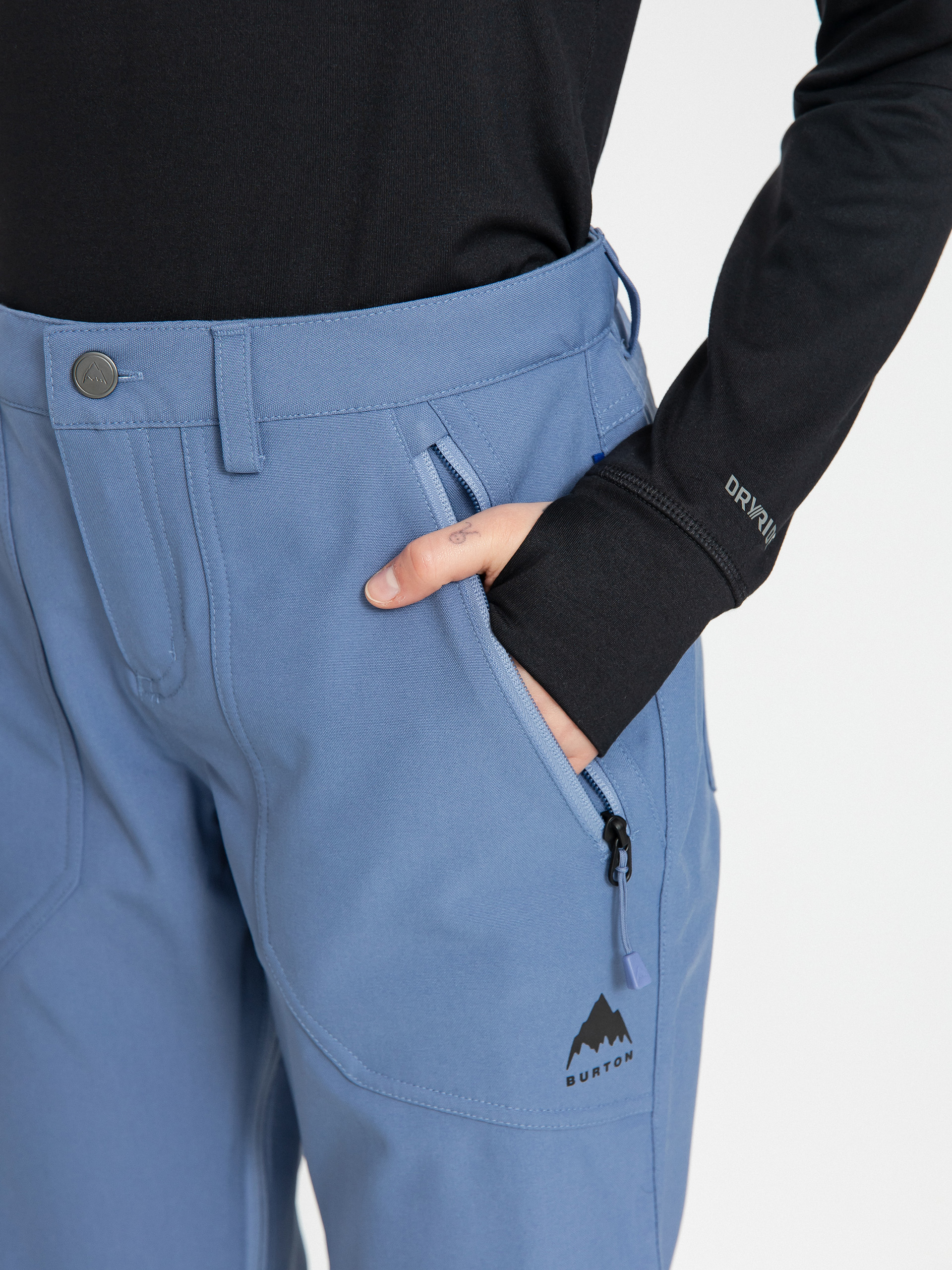 Pentru femei Pantaloni pentru snowboard Burton Vida Stretch (slate blue)