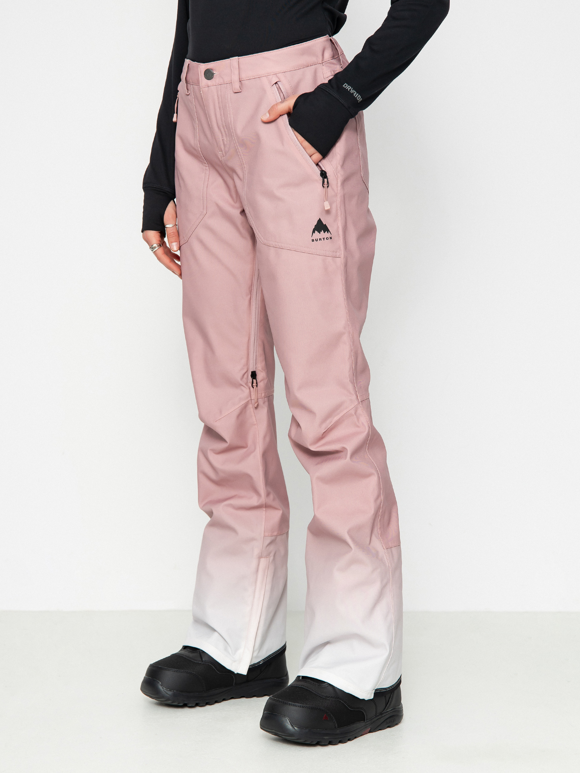Pentru femei Pantaloni pentru snowboard Burton Vida Stretch (blue pink ombre)