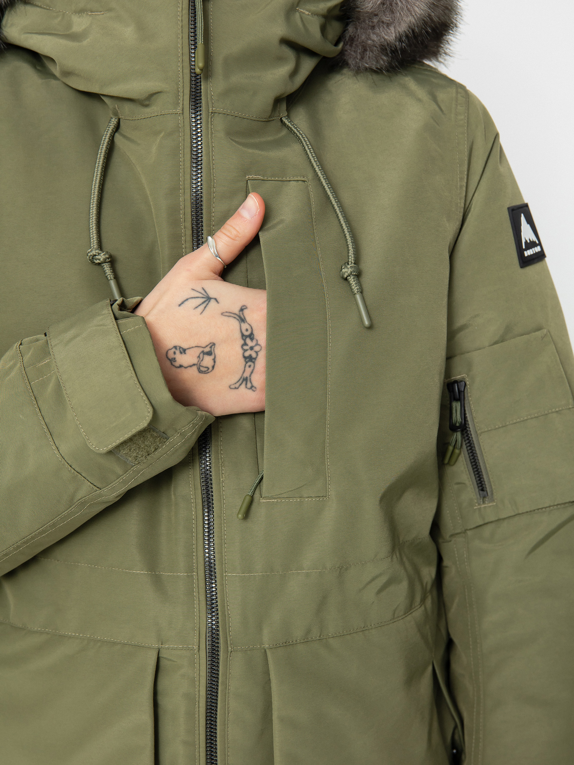 Pentru femei Geacă de snowboard Burton Saxton Parka (forest moss)