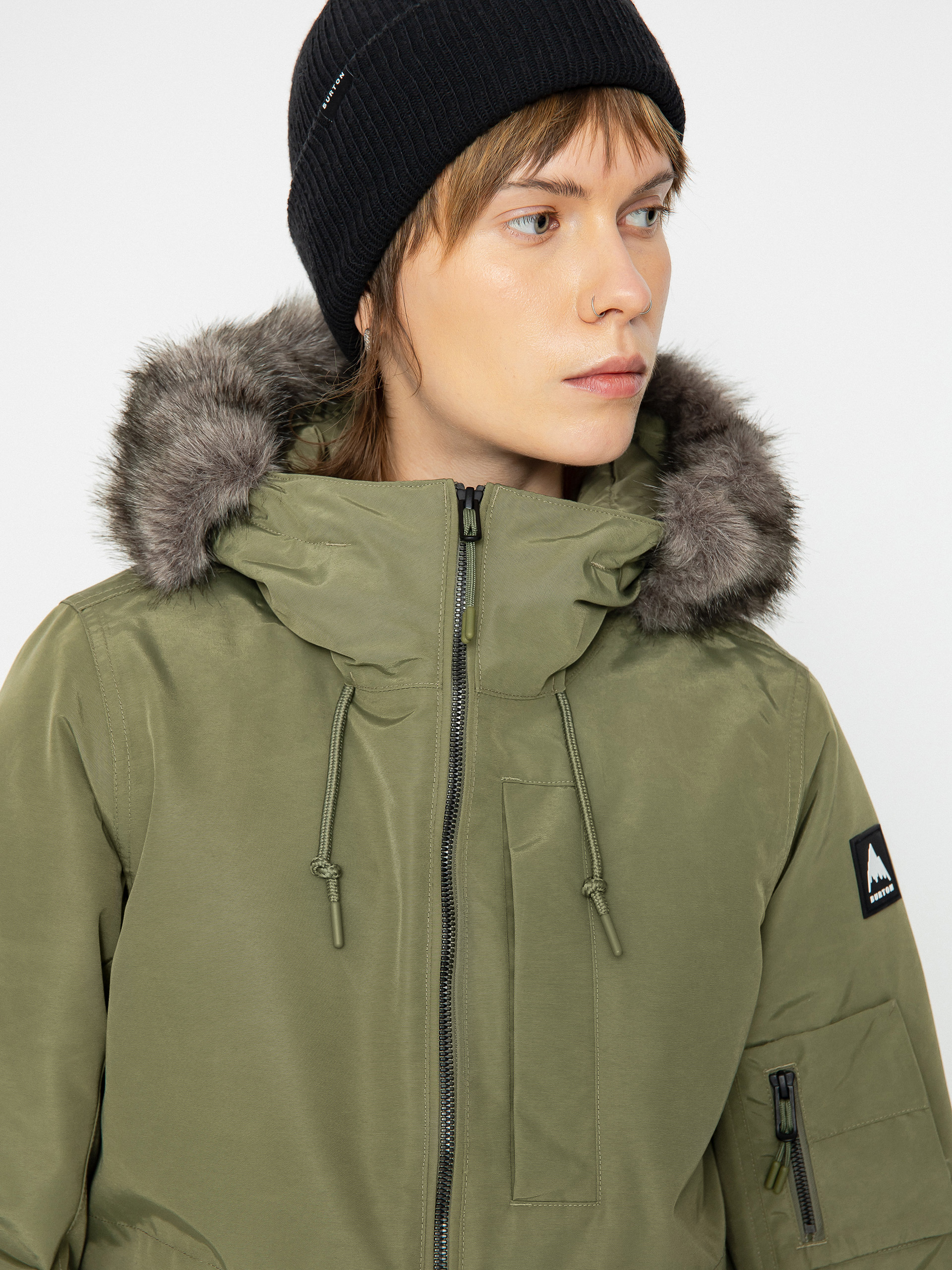 Pentru femei Geacă de snowboard Burton Saxton Parka (forest moss)