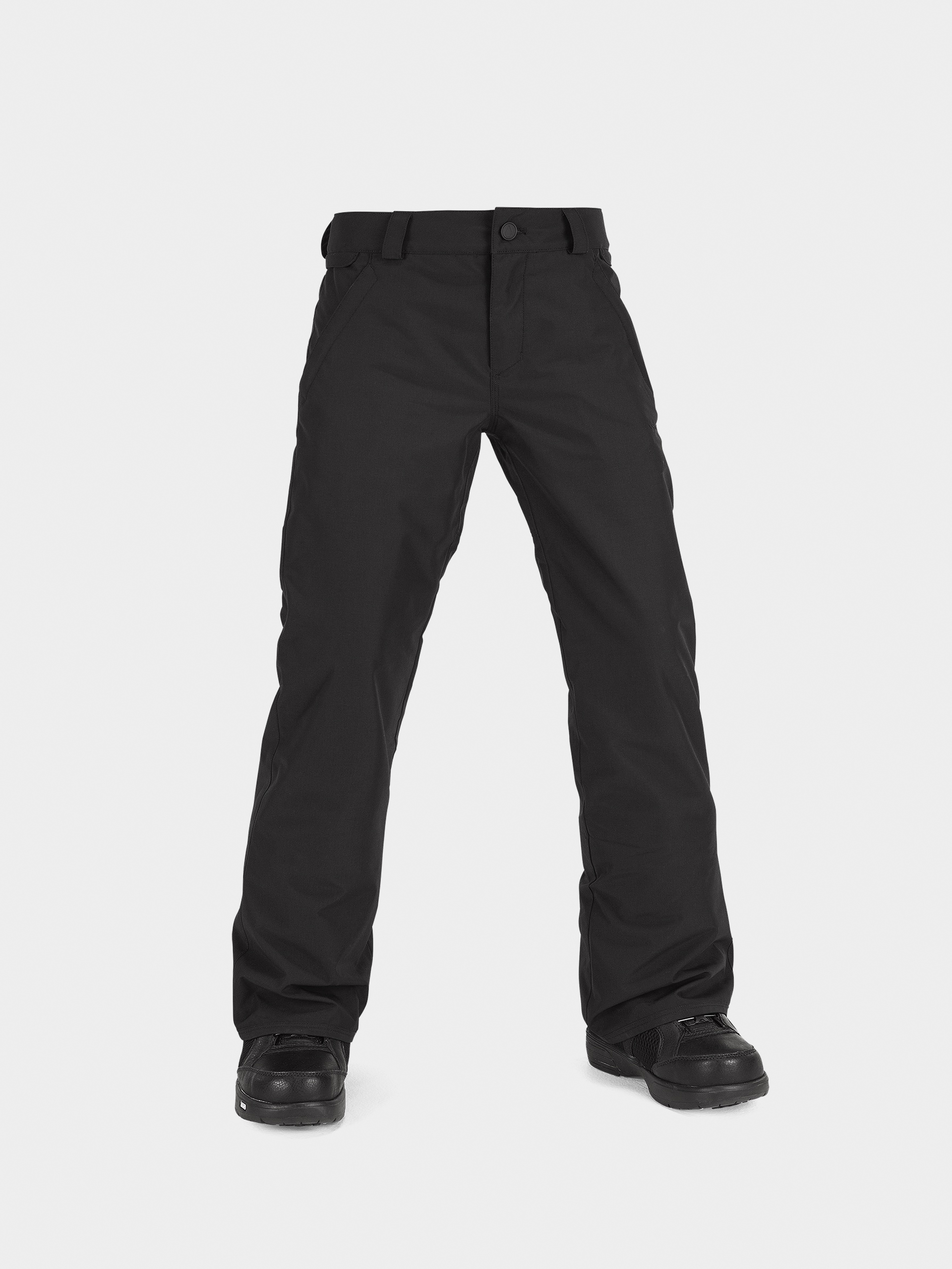 Pantaloni pentru snowboard Volcom Freakin Chino Youth Ins JR (black)