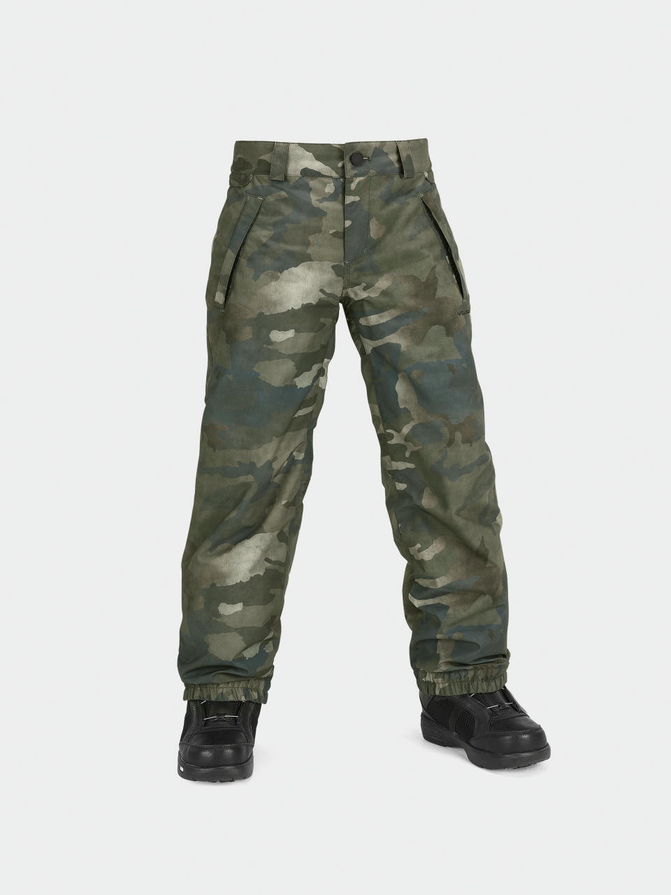 Pantaloni pentru snowboard Volcom Fernie Ins JR (cloudwash camo)