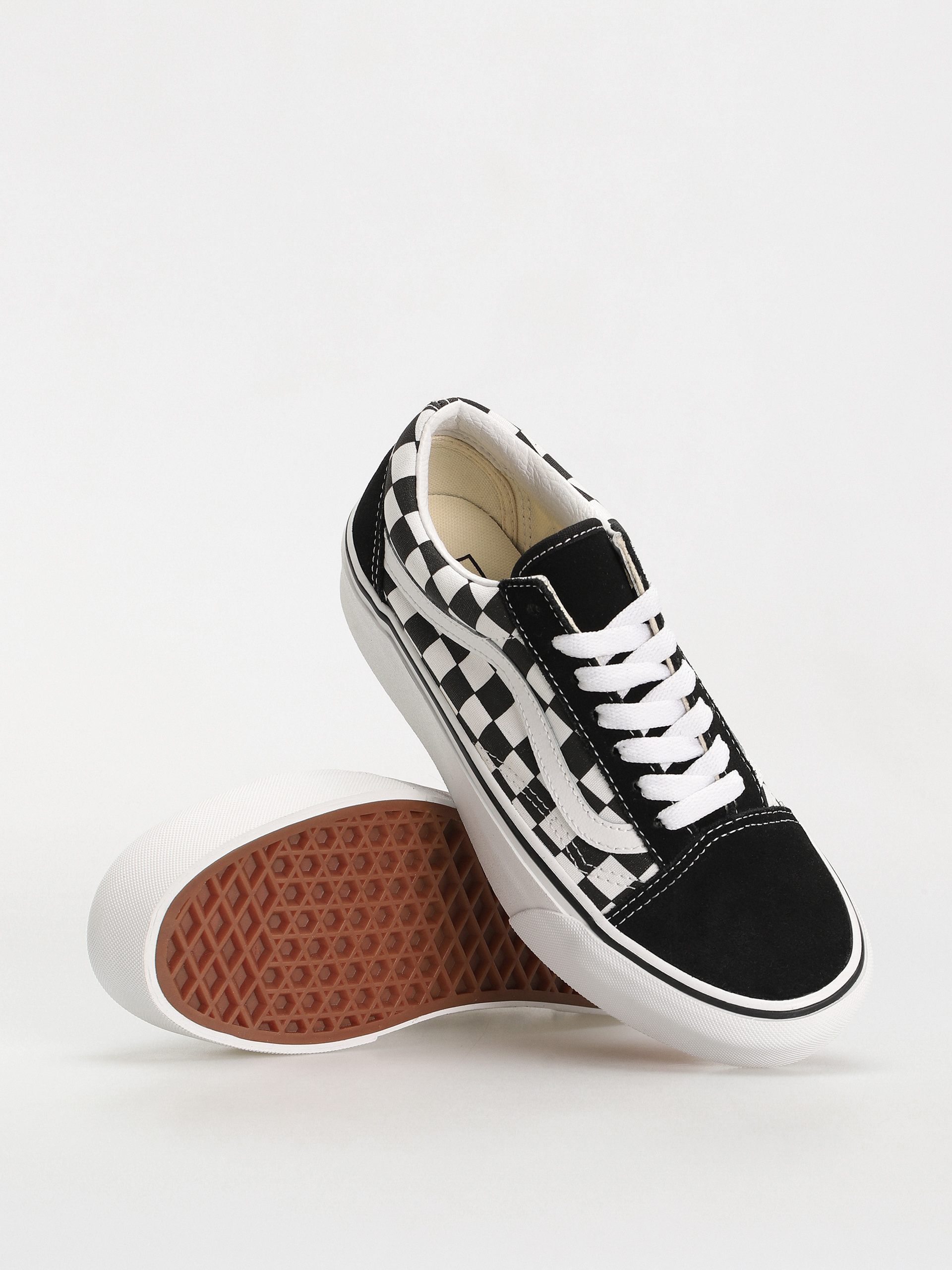 Pantofi Vans Old Skool Platform - negru (checker)
