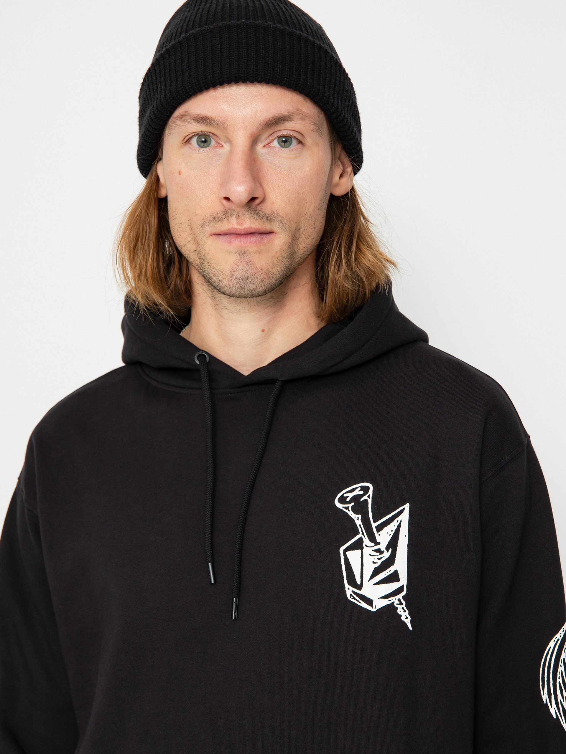 Hanorac cu glugă Volcom Watanite HD (black)