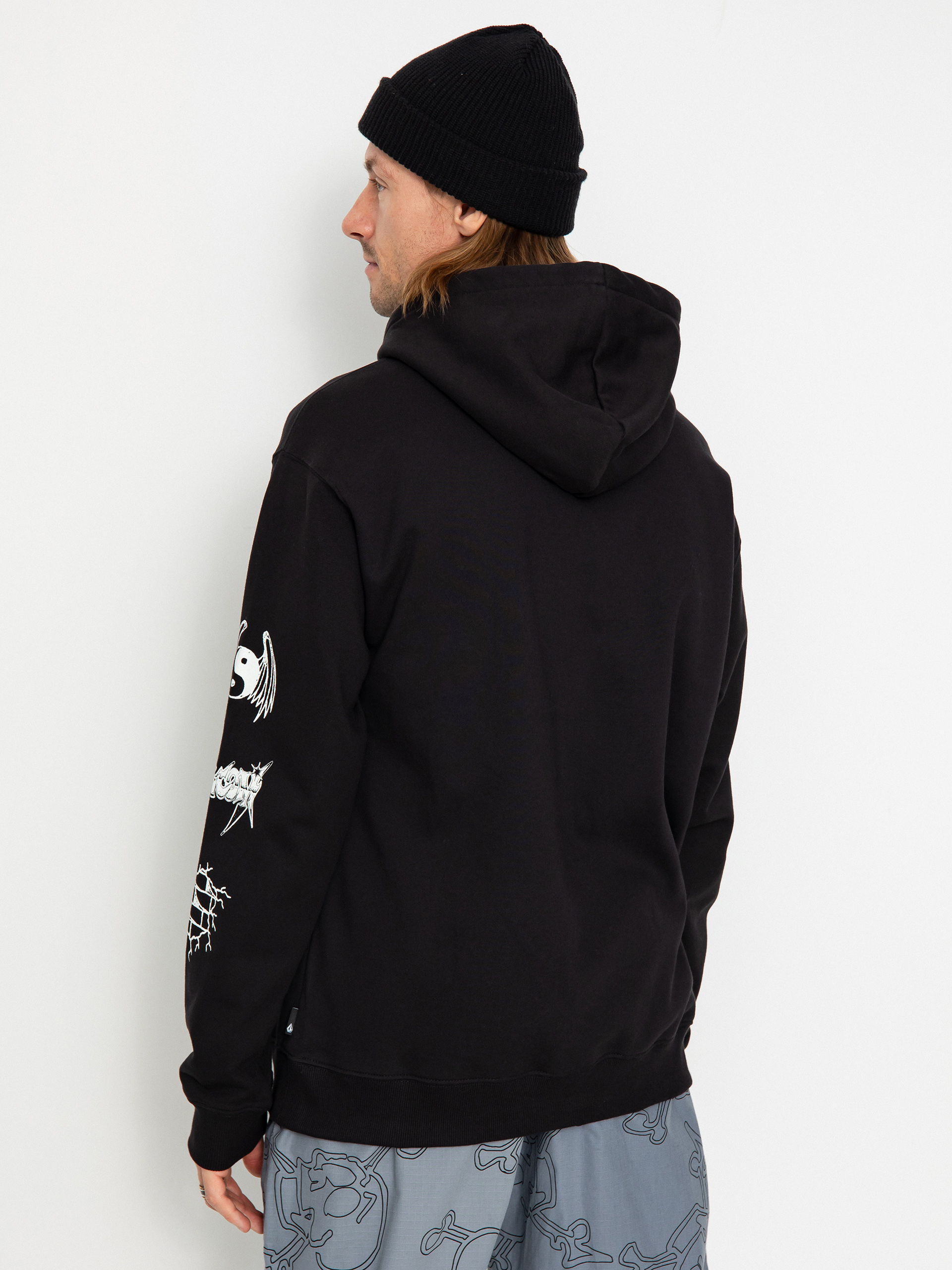 Hanorac cu glugă Volcom Watanite HD (black)
