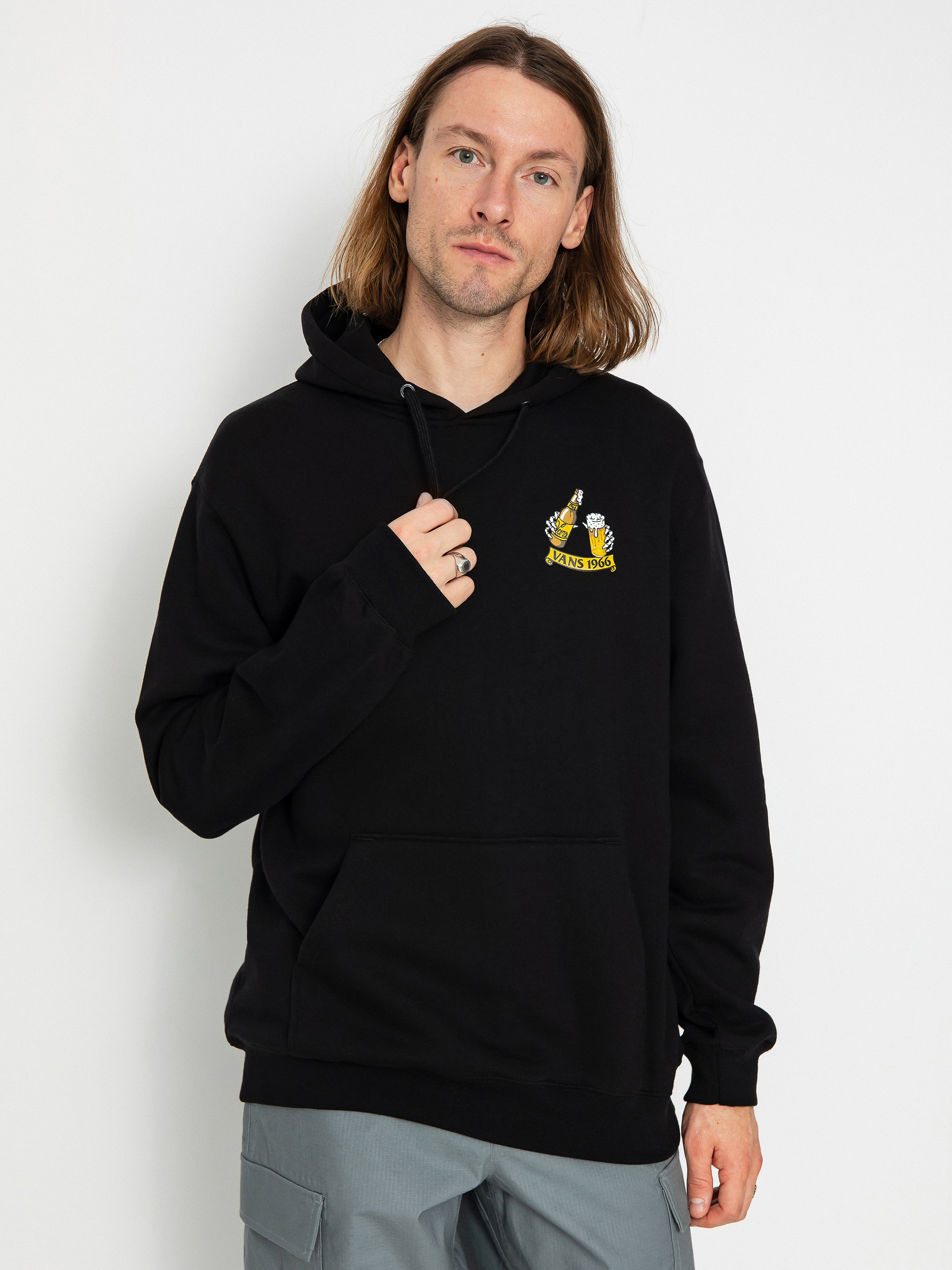 Hanorac cu glugă Vans Freezing Cold HD (black)