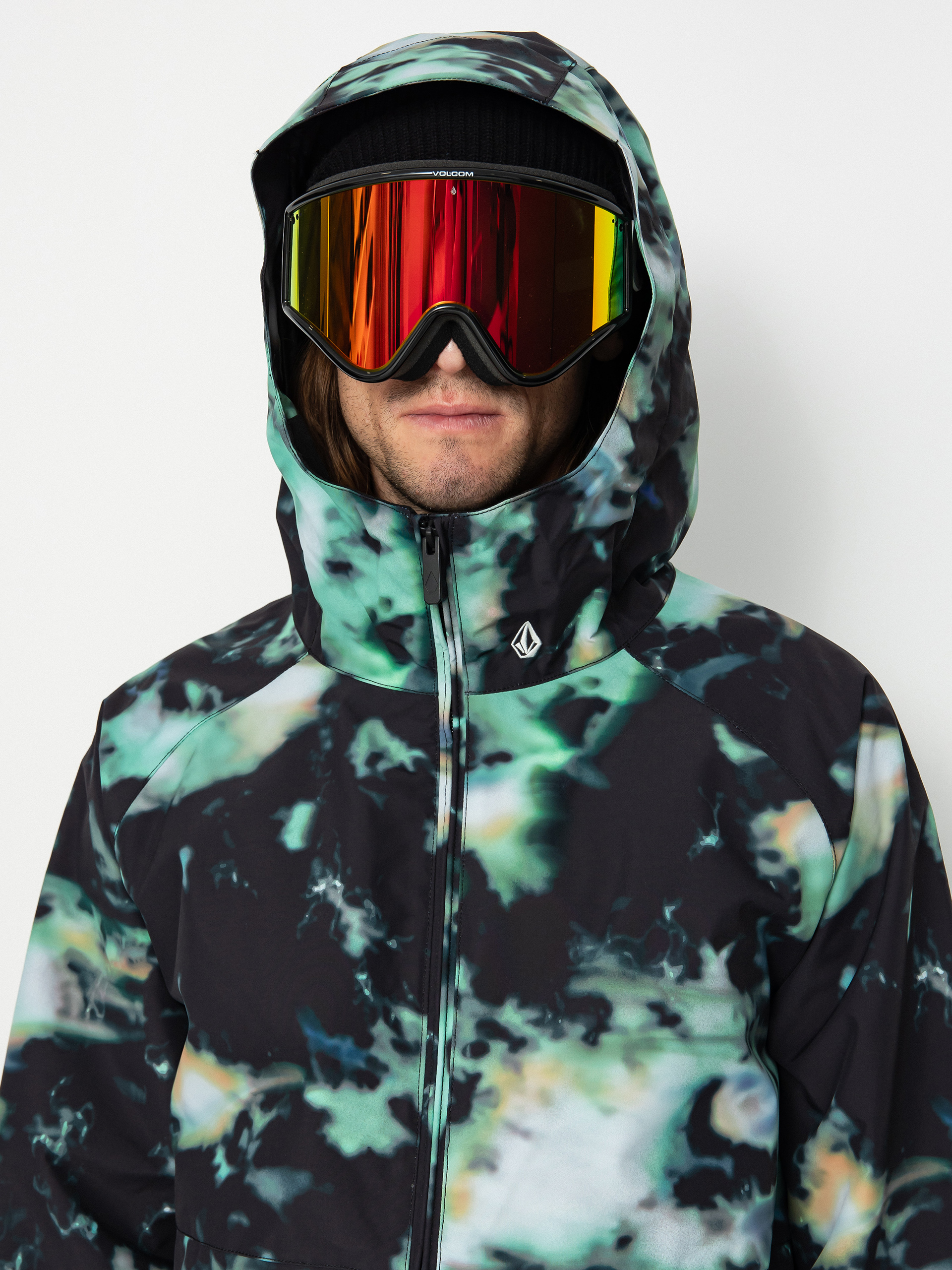 Pentru bărbați Geacă de snowboard Volcom 2836 Ins (spritz black)