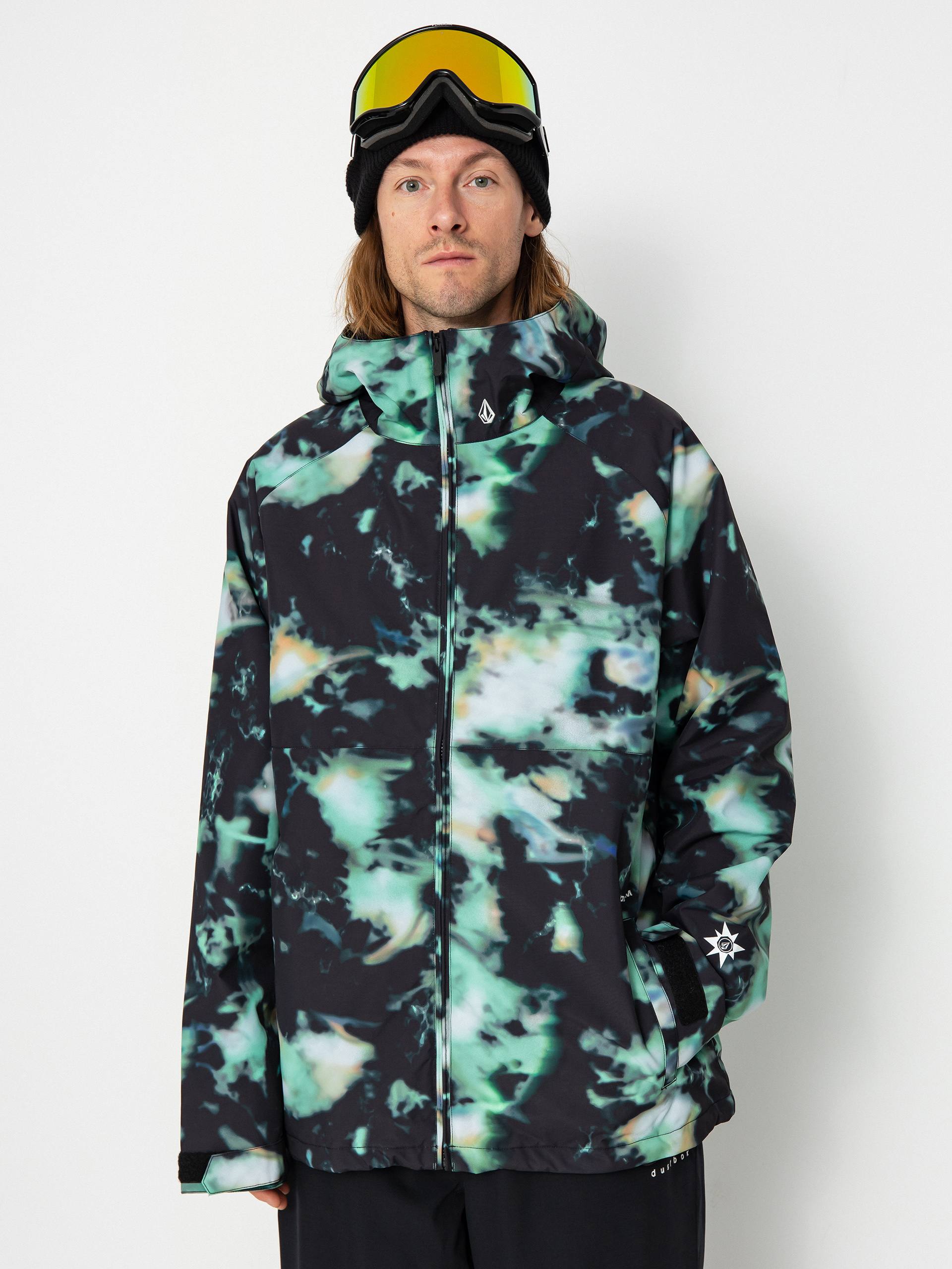Pentru bărbați Geacă de snowboard Volcom 2836 Ins (spritz black)