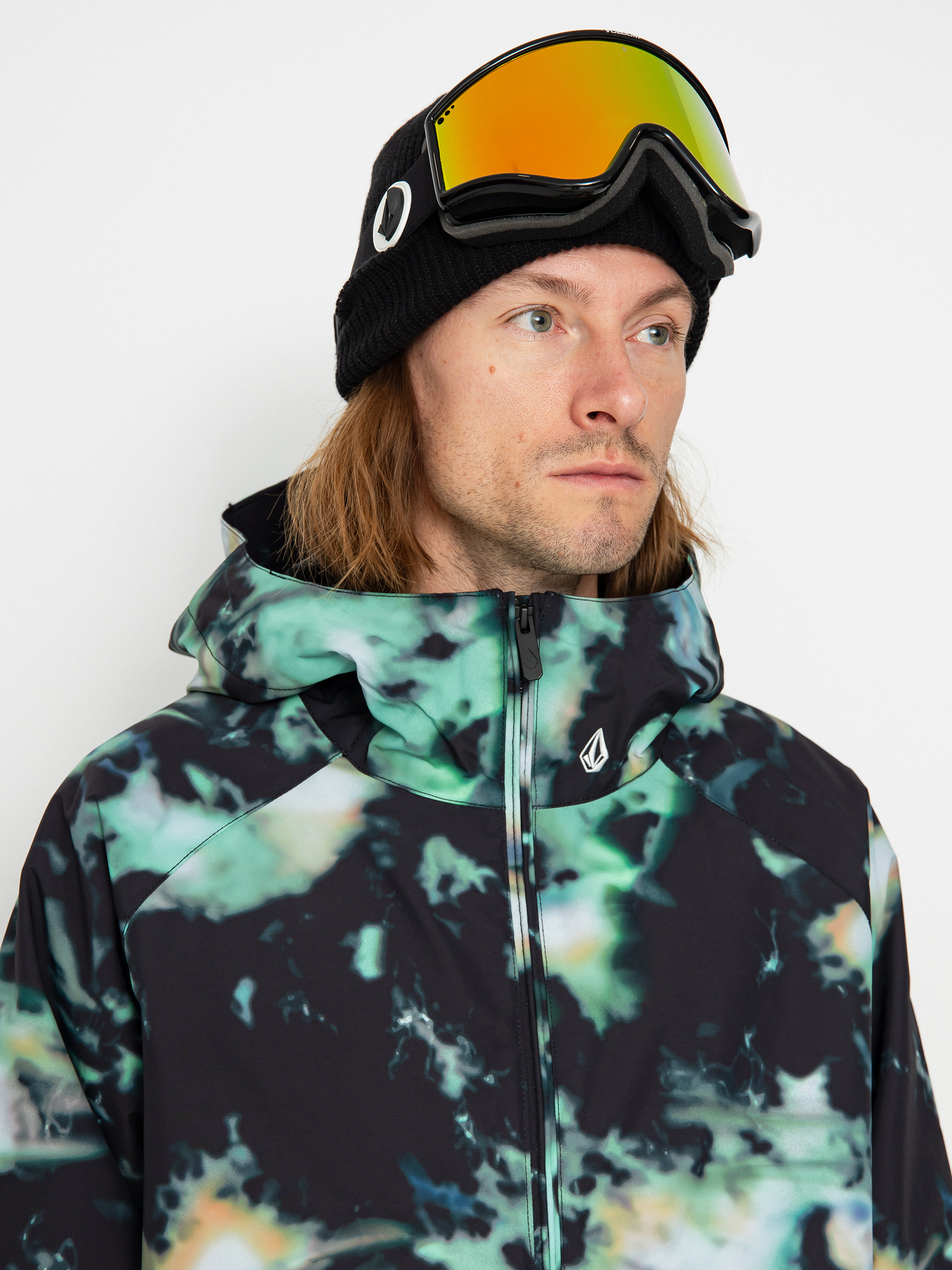 Pentru bărbați Geacă de snowboard Volcom 2836 Ins (spritz black)