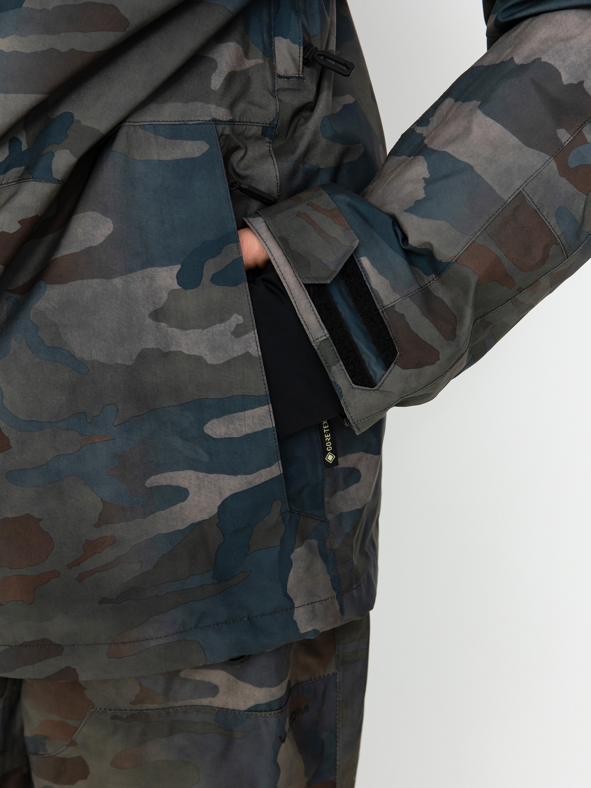 Pentru bărbați Geacă de snowboard Volcom V.Co Stretch Gore Tex (cloudwash camo)