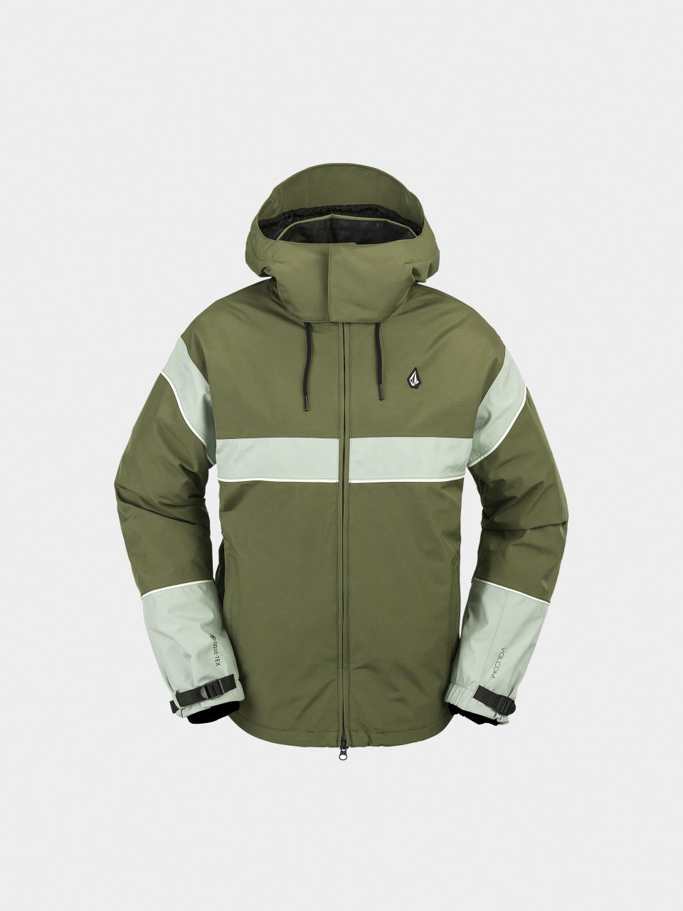 Pentru femei Geacă de snowboard Volcom Melancon Gore Tex (military)