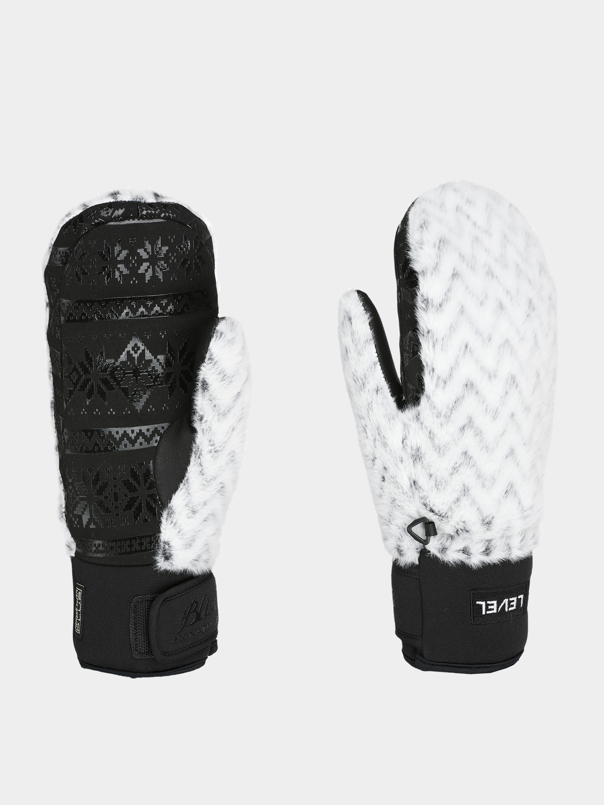 Mănuși Level Siberian Mitt Wmn (black/white)