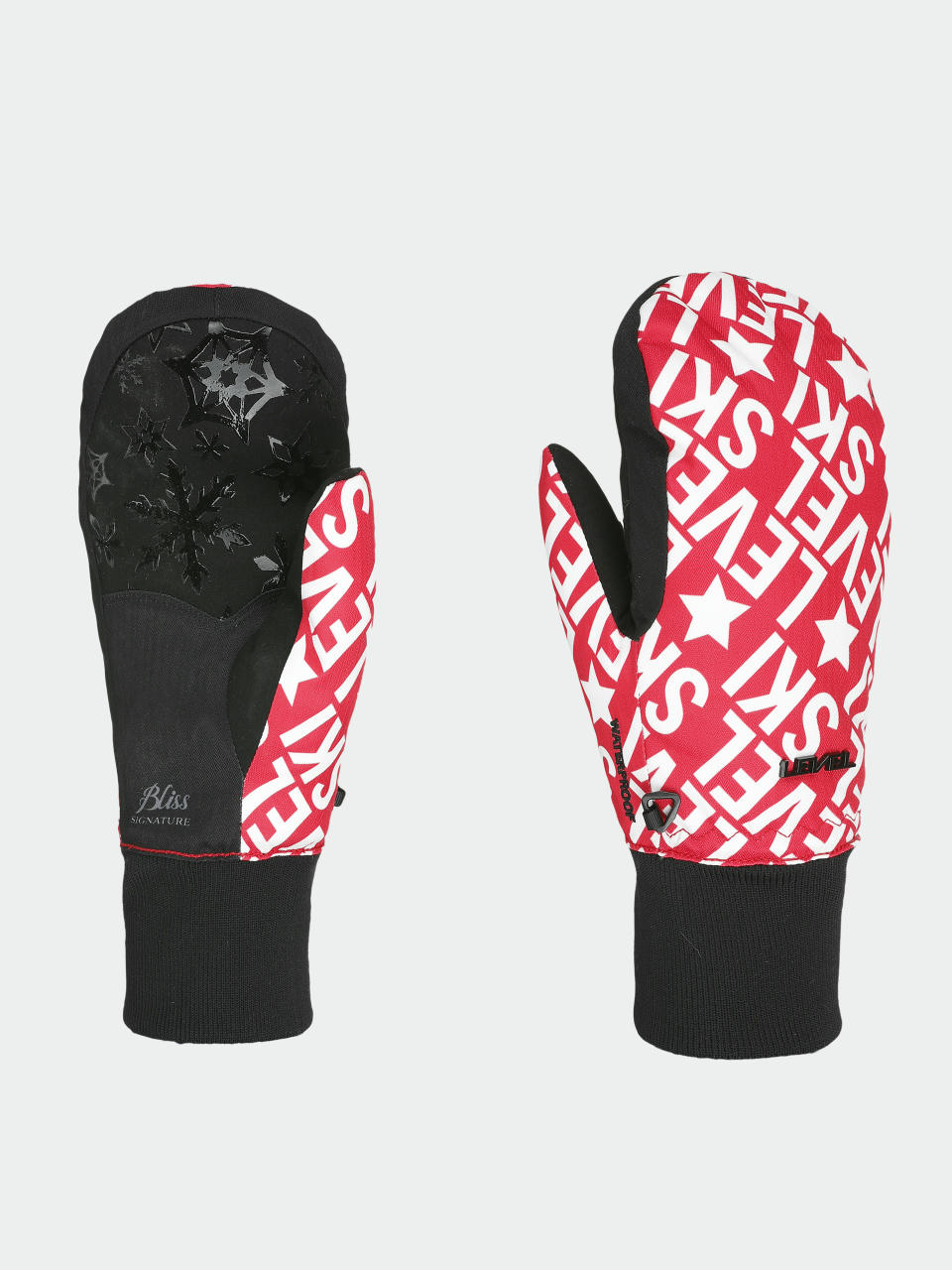 Mănuși Level Coral Mitt Wmn (white/red)