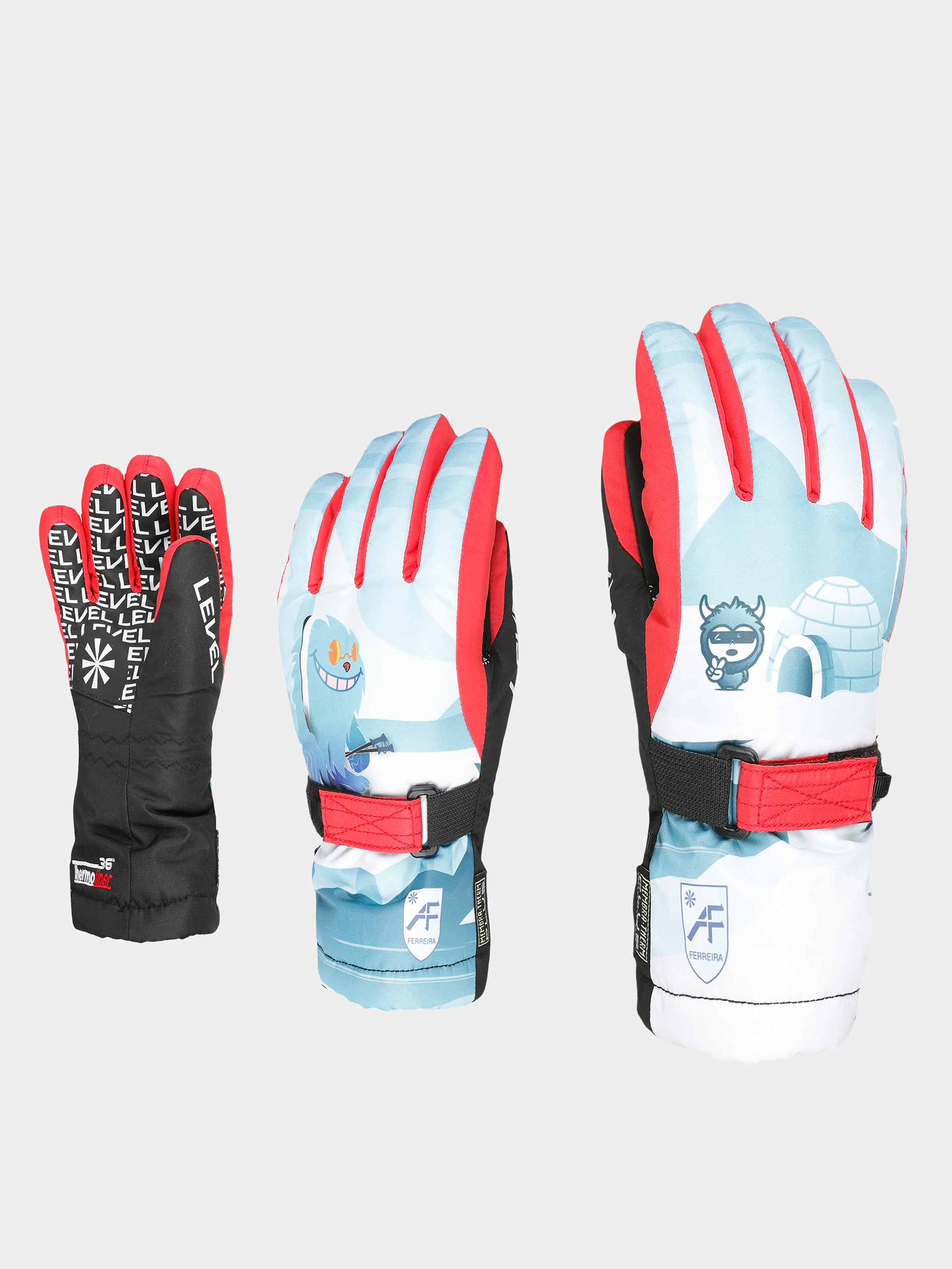 Mănuși Level Junior JR (light blue)