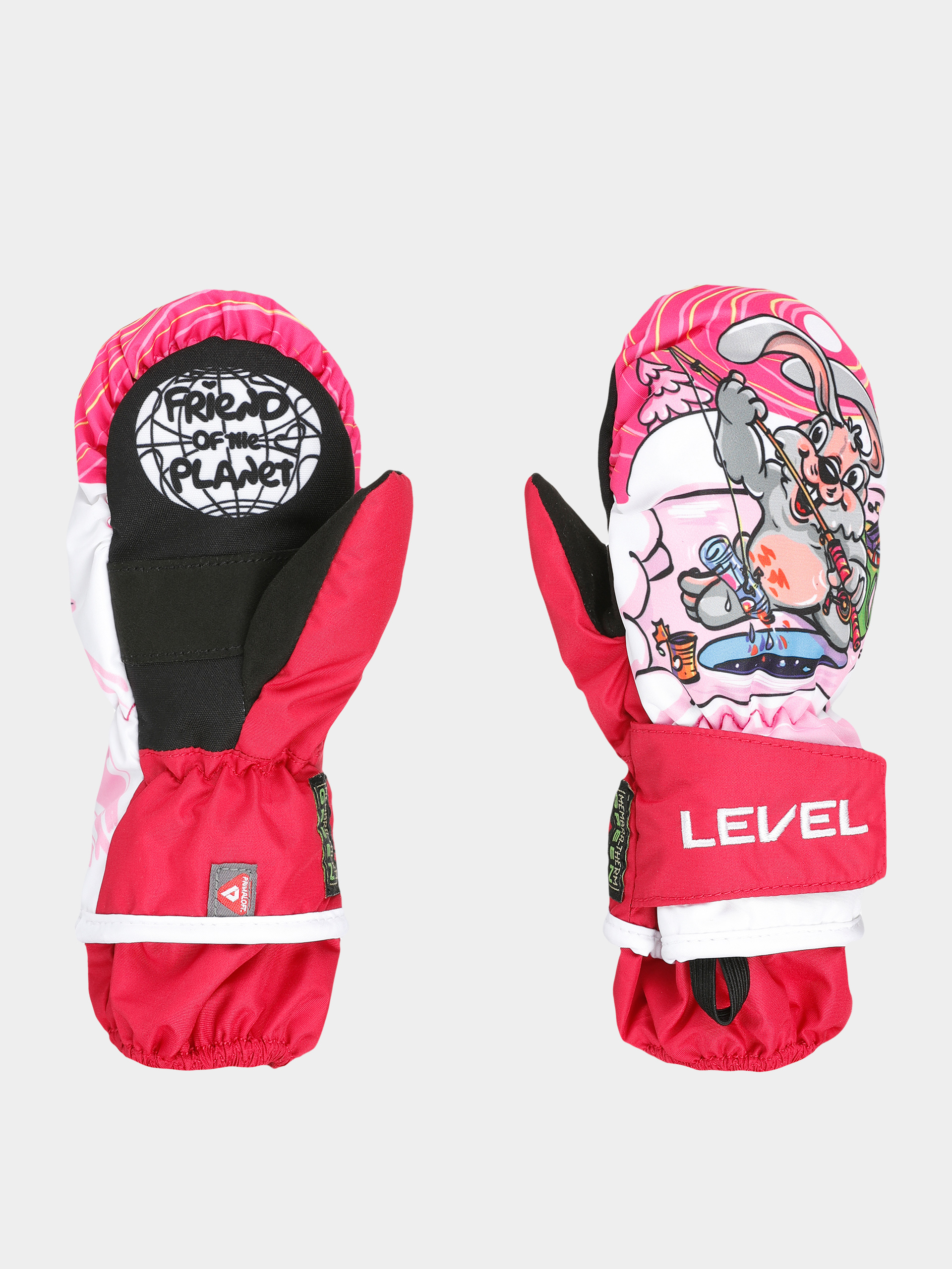 Mănuși Level Animal Rec JR (bordeaux)