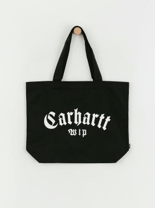 Geantă Carhartt WIP Canvas Graphic Tote (onyx print/black/white)
