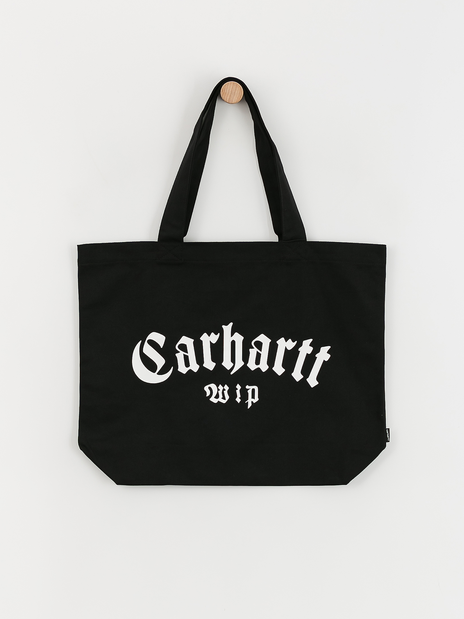 Geantă Carhartt WIP Canvas Graphic Tote (onyx print/black/white)