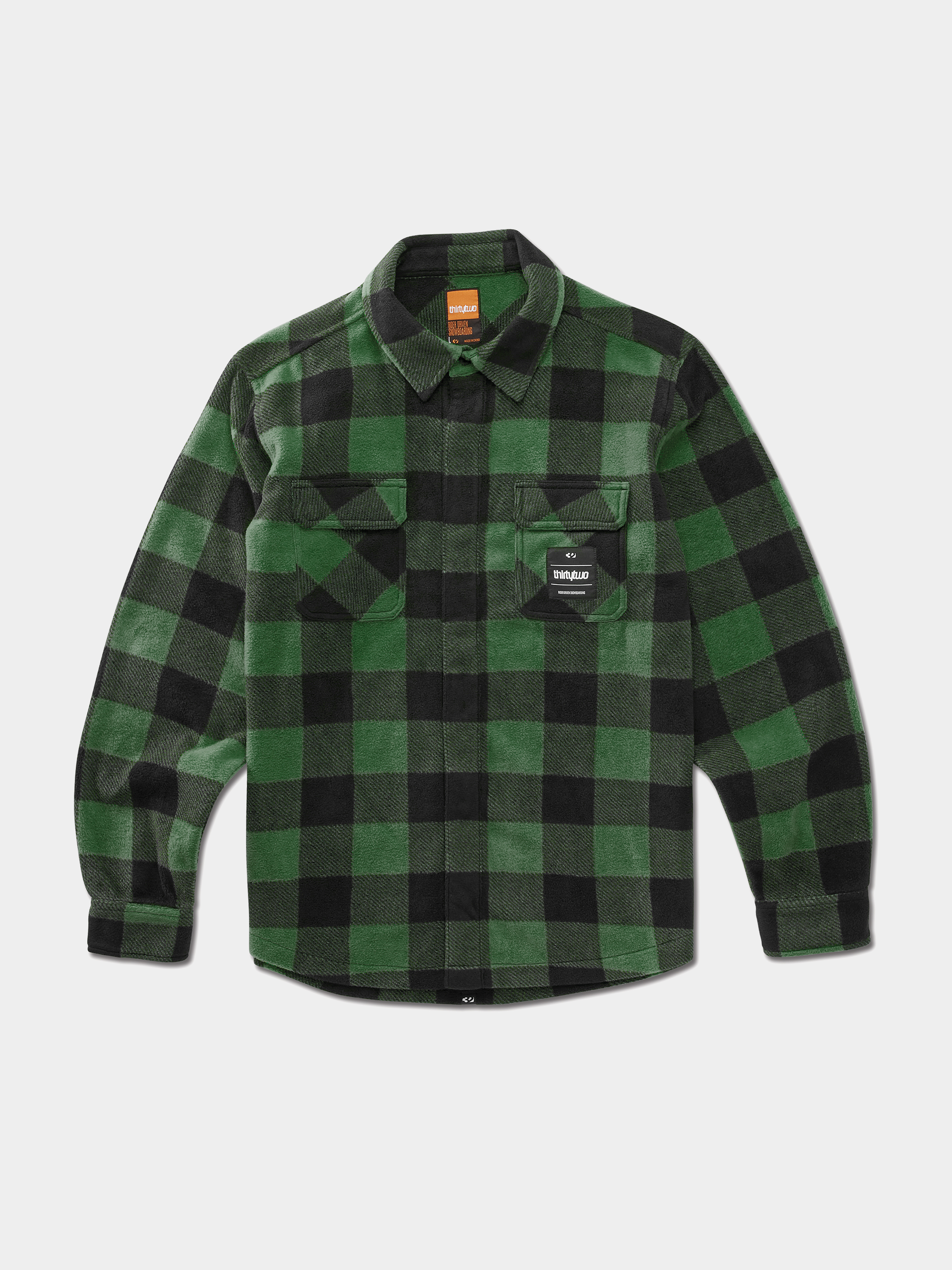 Pentru bărbați Hanorac termic ThirtyTwo Rest Stop Shirt (green)