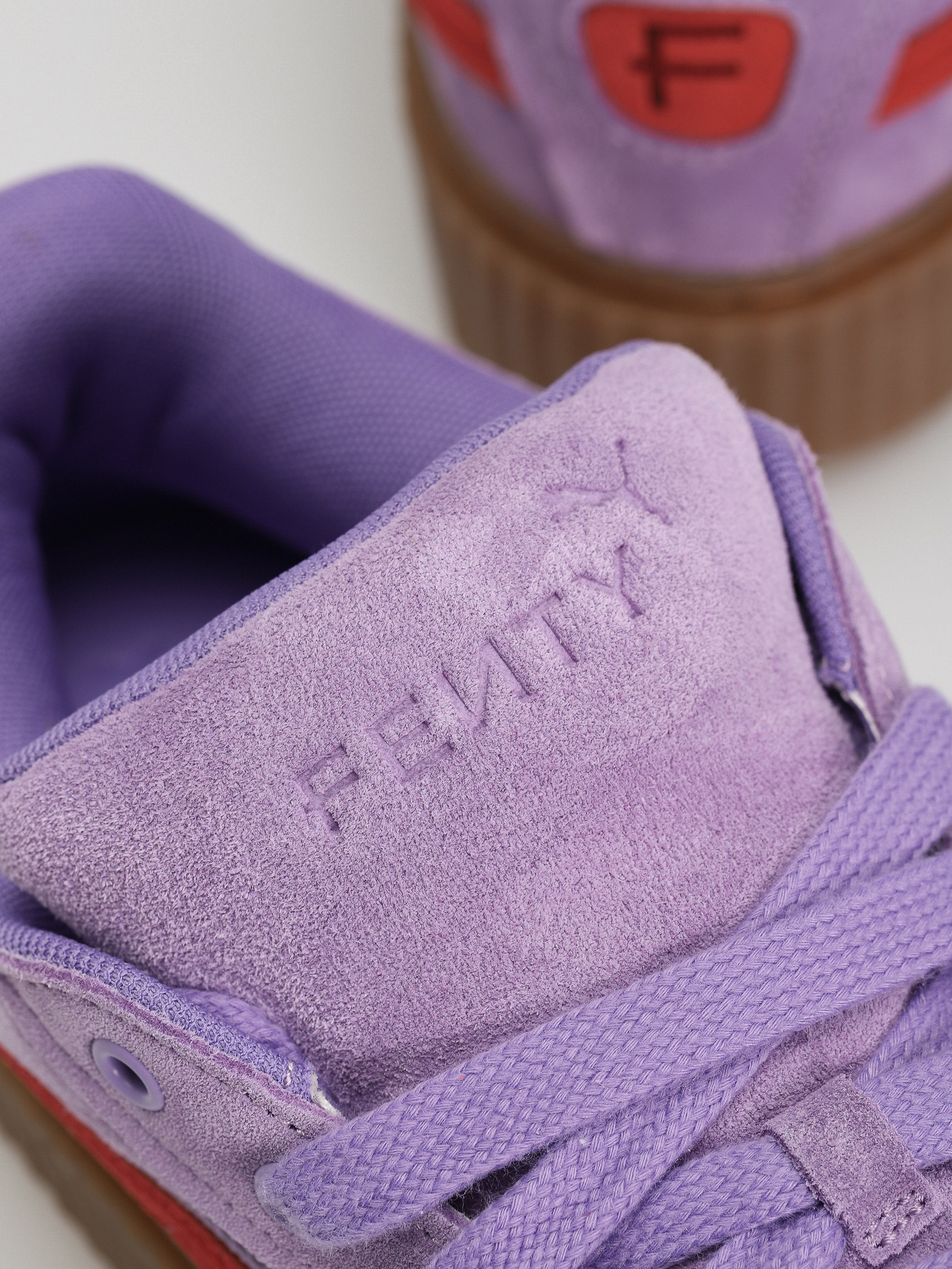 Pantofi Puma X Fenty Creeper Fenty (alert burnt red g)