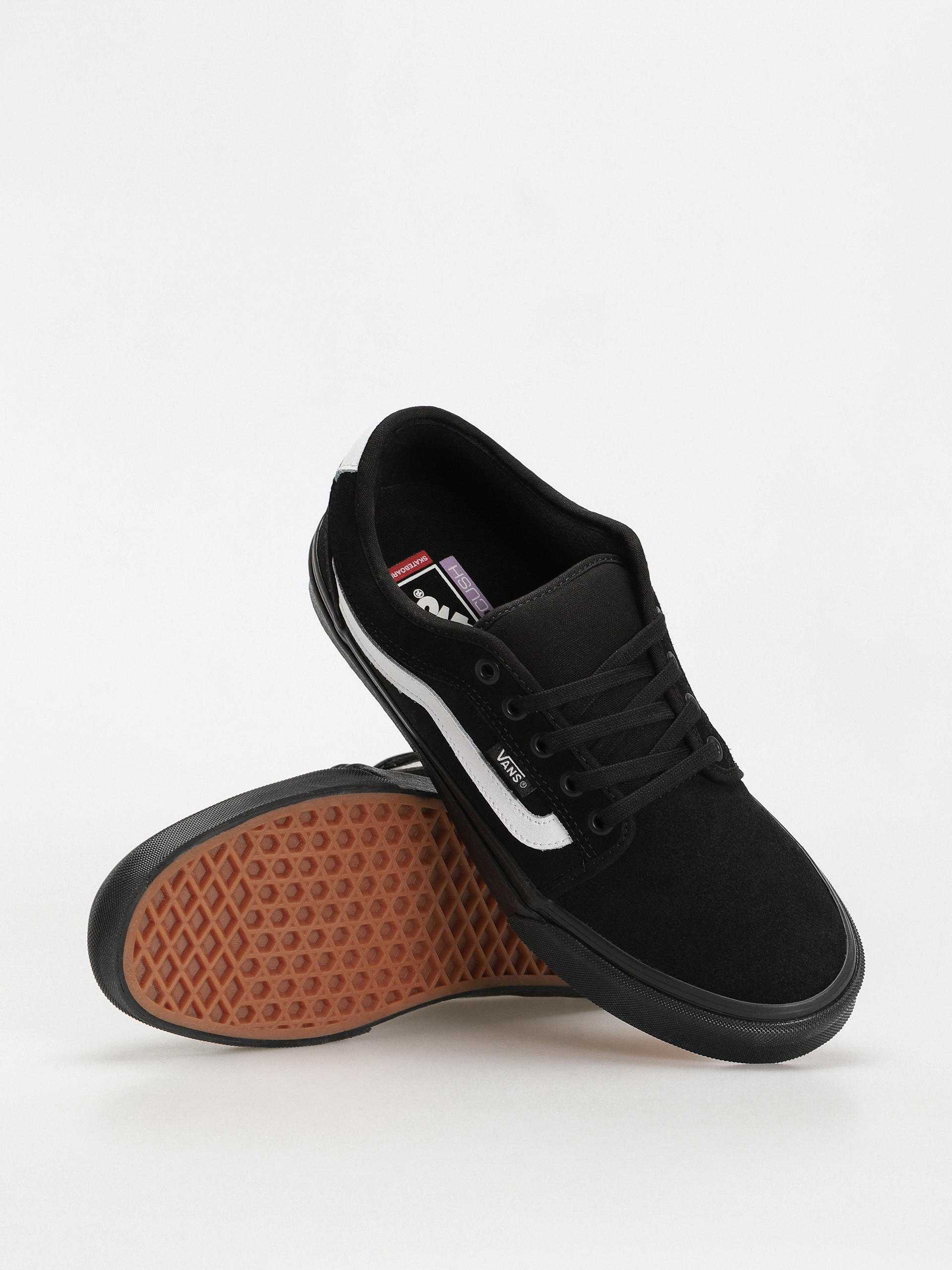 Pantofi Vans Chukka Low Sidestripe (black/black/white)