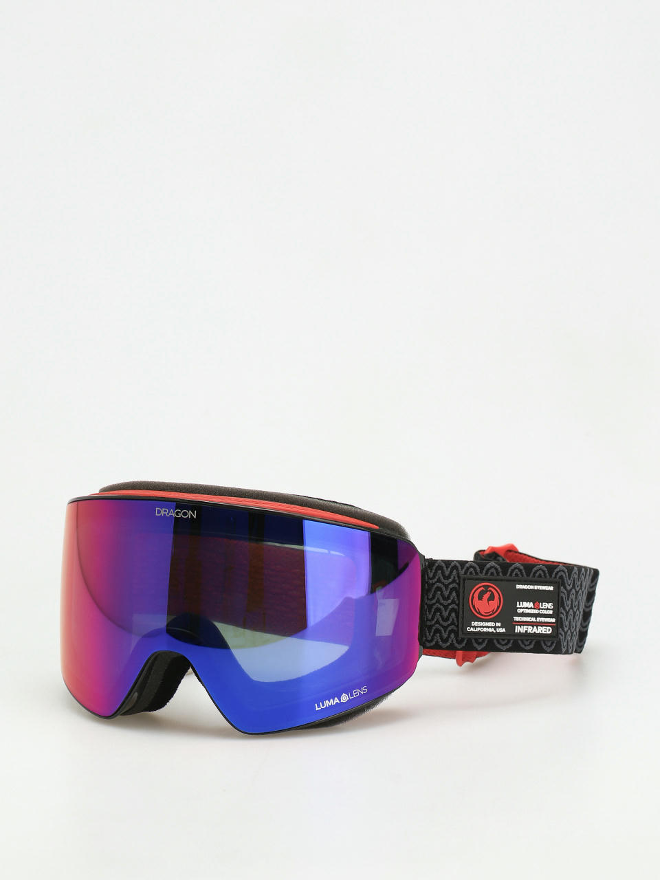 Ochelari pentru snowboard Dragon PXV (obsidian/lumalens solace ir/lumalens violet)