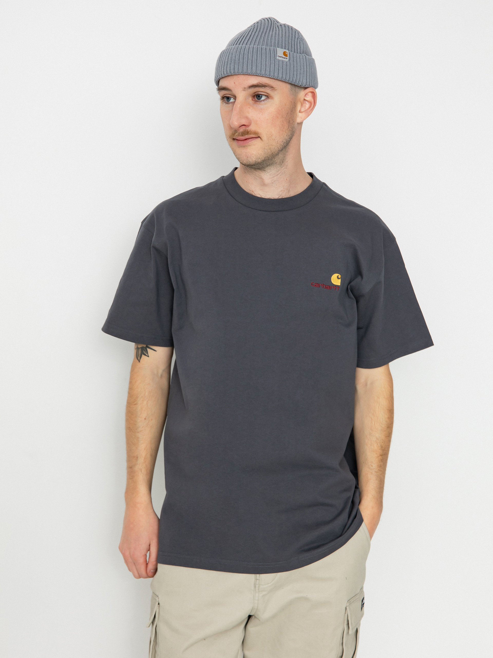 Tricou Carhartt WIP American Script (zeus)