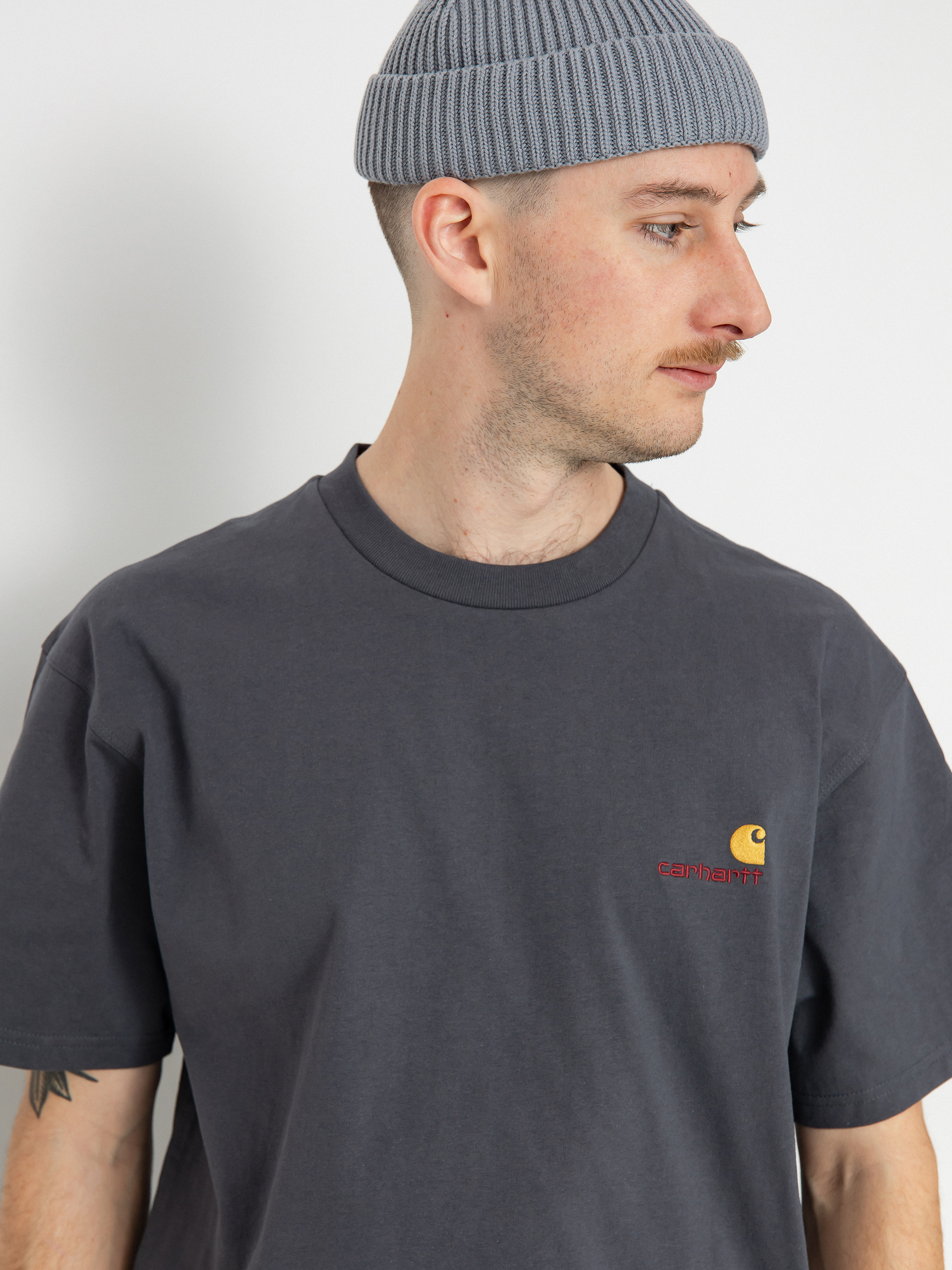 Tricou Carhartt WIP American Script (zeus)