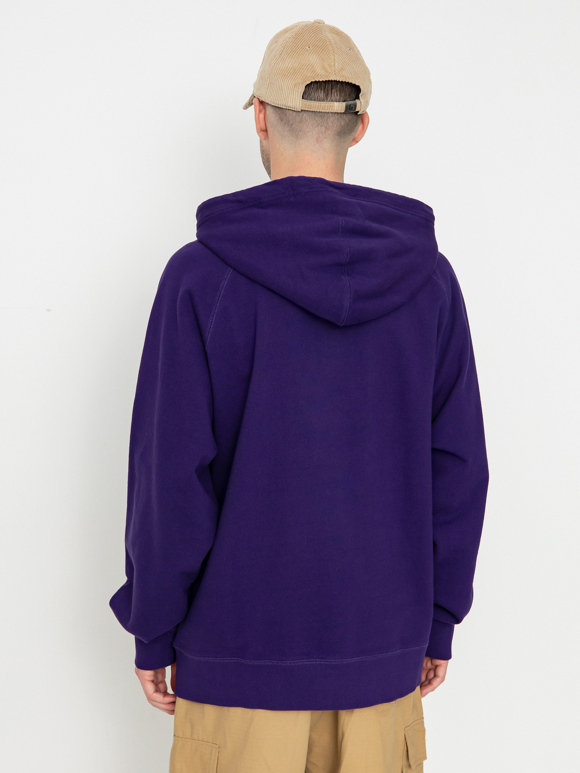 Hanorac cu glugă Carhartt WIP Cheap Thrills HD (tyrian)