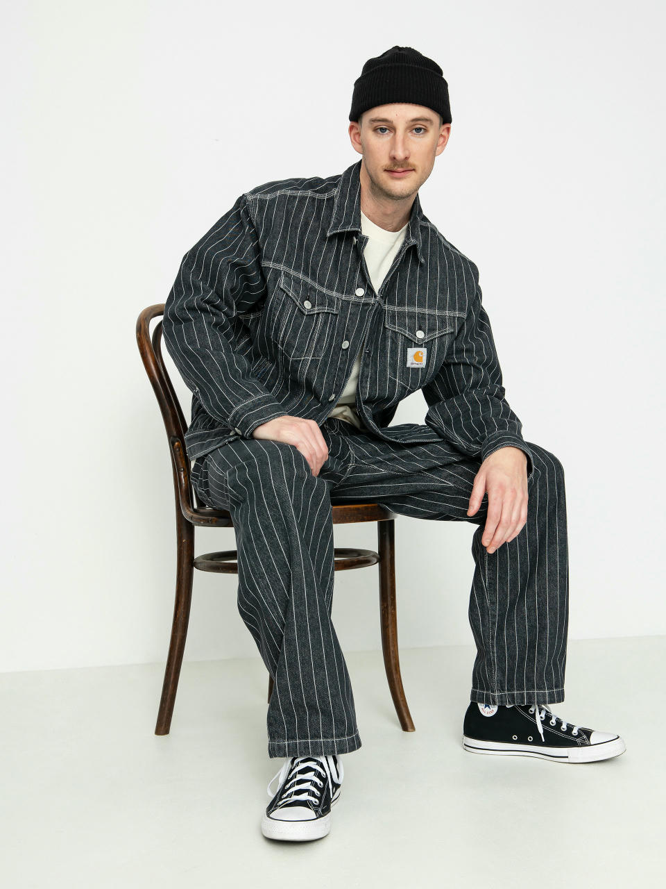 Geacă Carhartt WIP Orlean (orlean stripe/black/white)