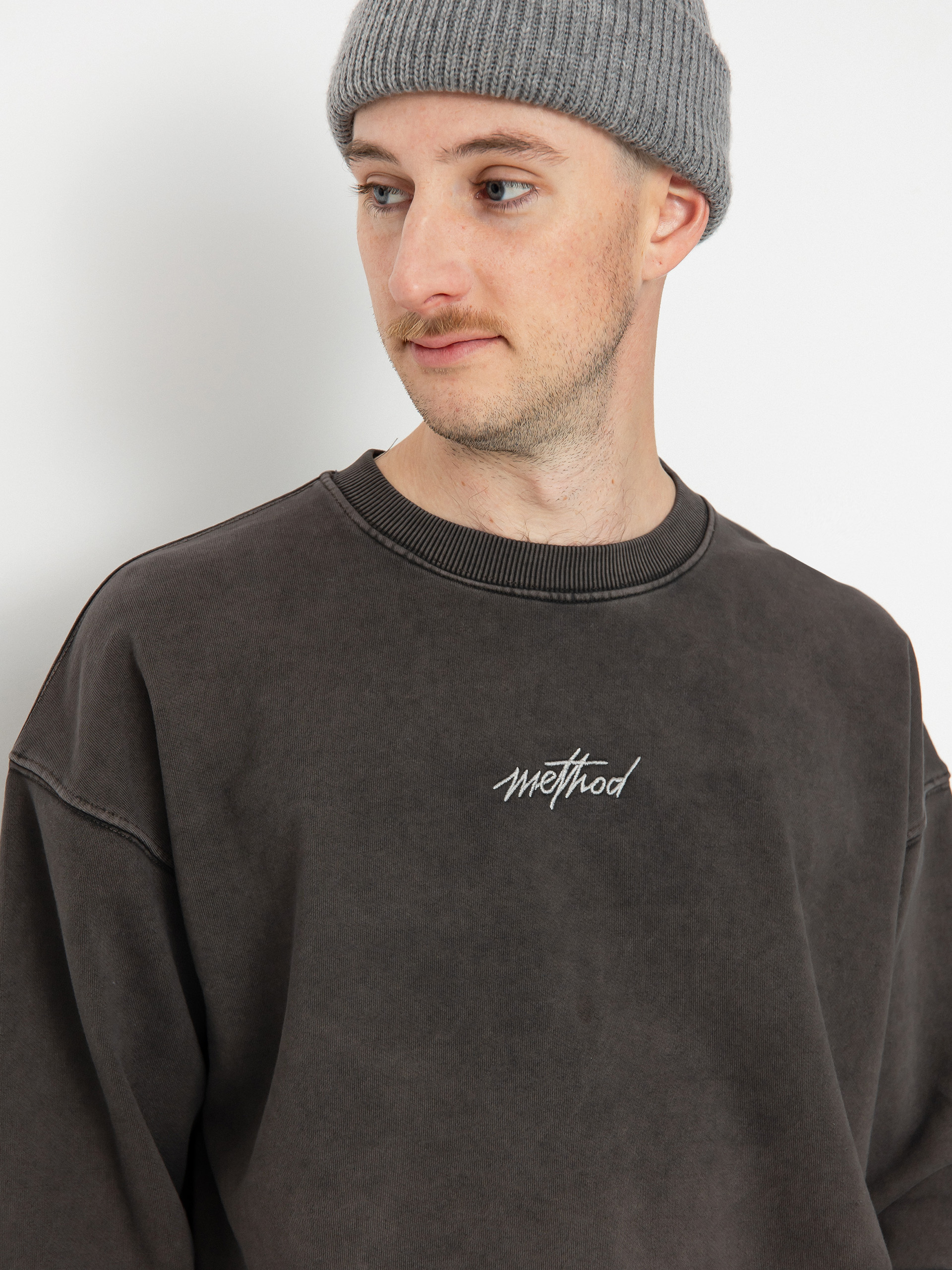Hanorac Method Signature Crew (washed brown)