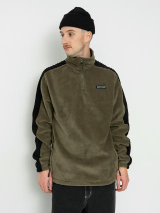 Hanorac din fleece Method Fast Times 1/4 Zip (khaki/black)