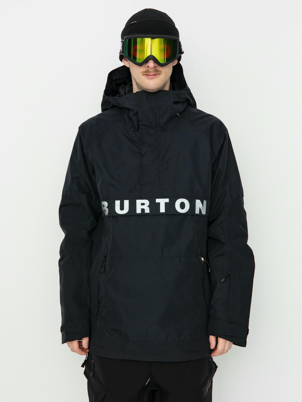 Pentru bărbați Geacă de snowboard Burton Frostner 2L Anorak (true black)