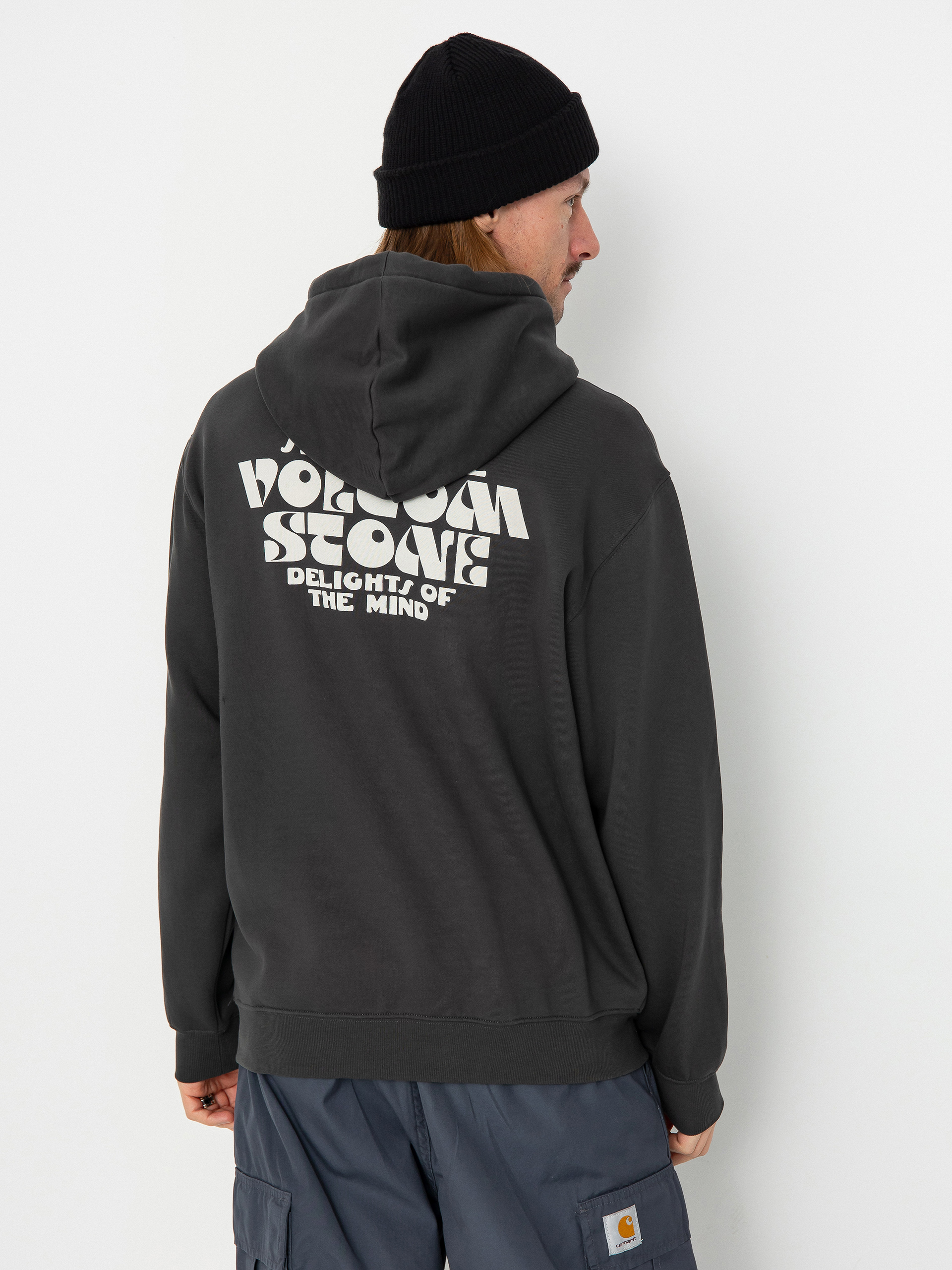 Hanorac cu glugă Volcom Earth Tripper HD (stealth)