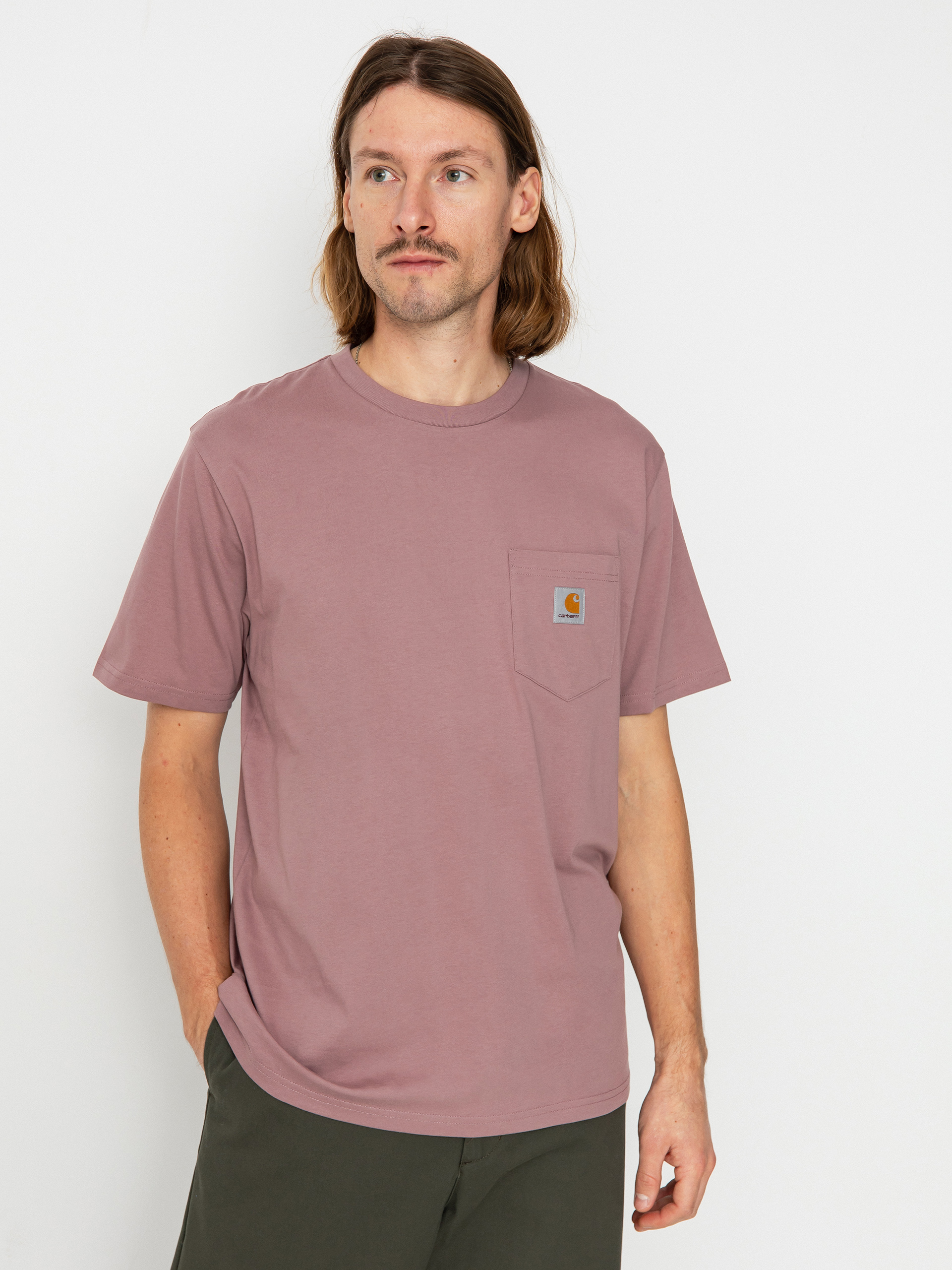 Tricou Carhartt WIP Pocket (daphne)