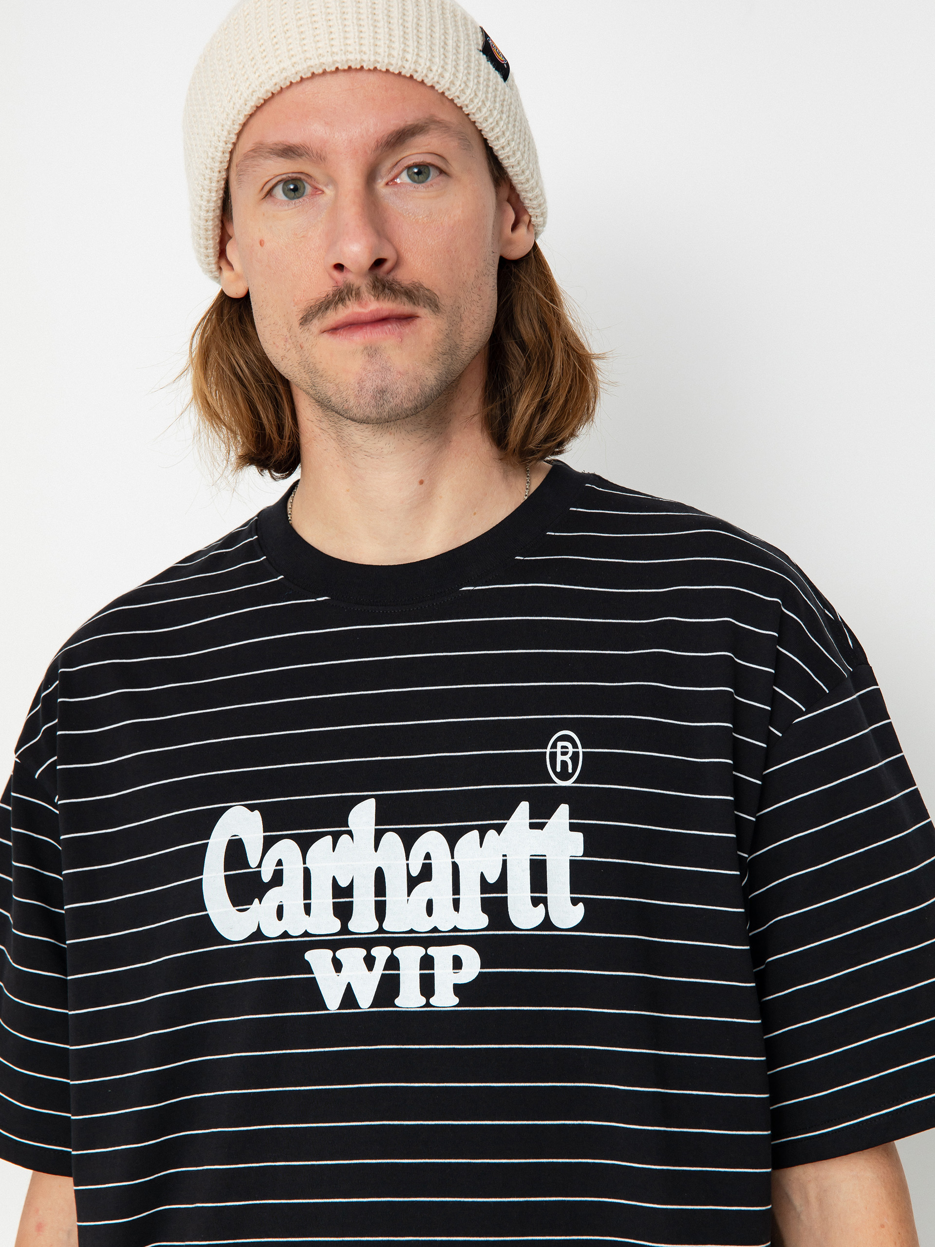 Tricou Carhartt WIP Orlean Spree (orlean stripe horizontal/black/white)