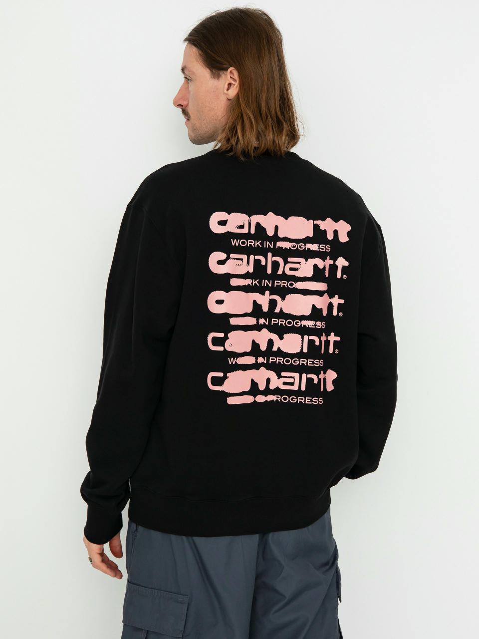 Hanorac Carhartt WIP Ink Bleed (black/pink)