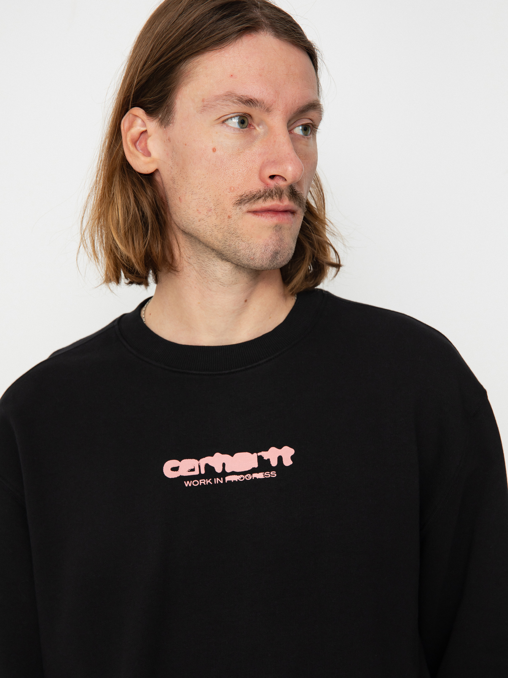 Hanorac Carhartt WIP Ink Bleed (black/pink)