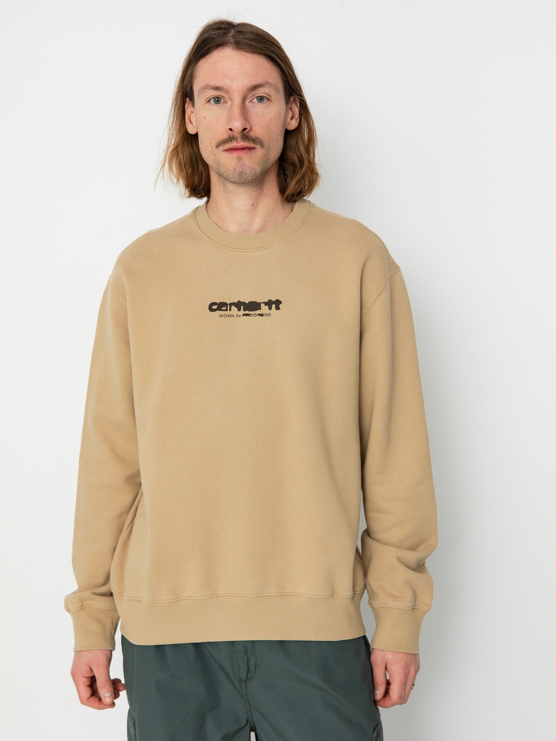 Hanorac Carhartt WIP Ink Bleed (sable/tobacco)