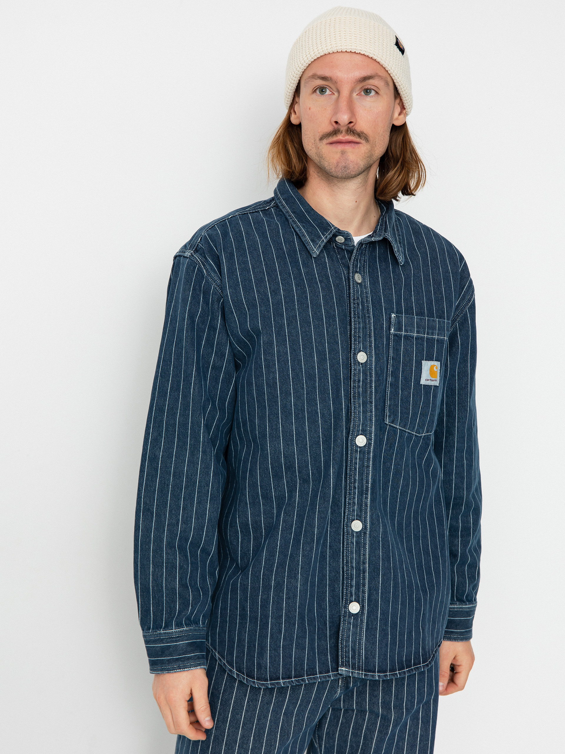 Cămașă Carhartt WIP Orlean (orlean stripe/blue/white)