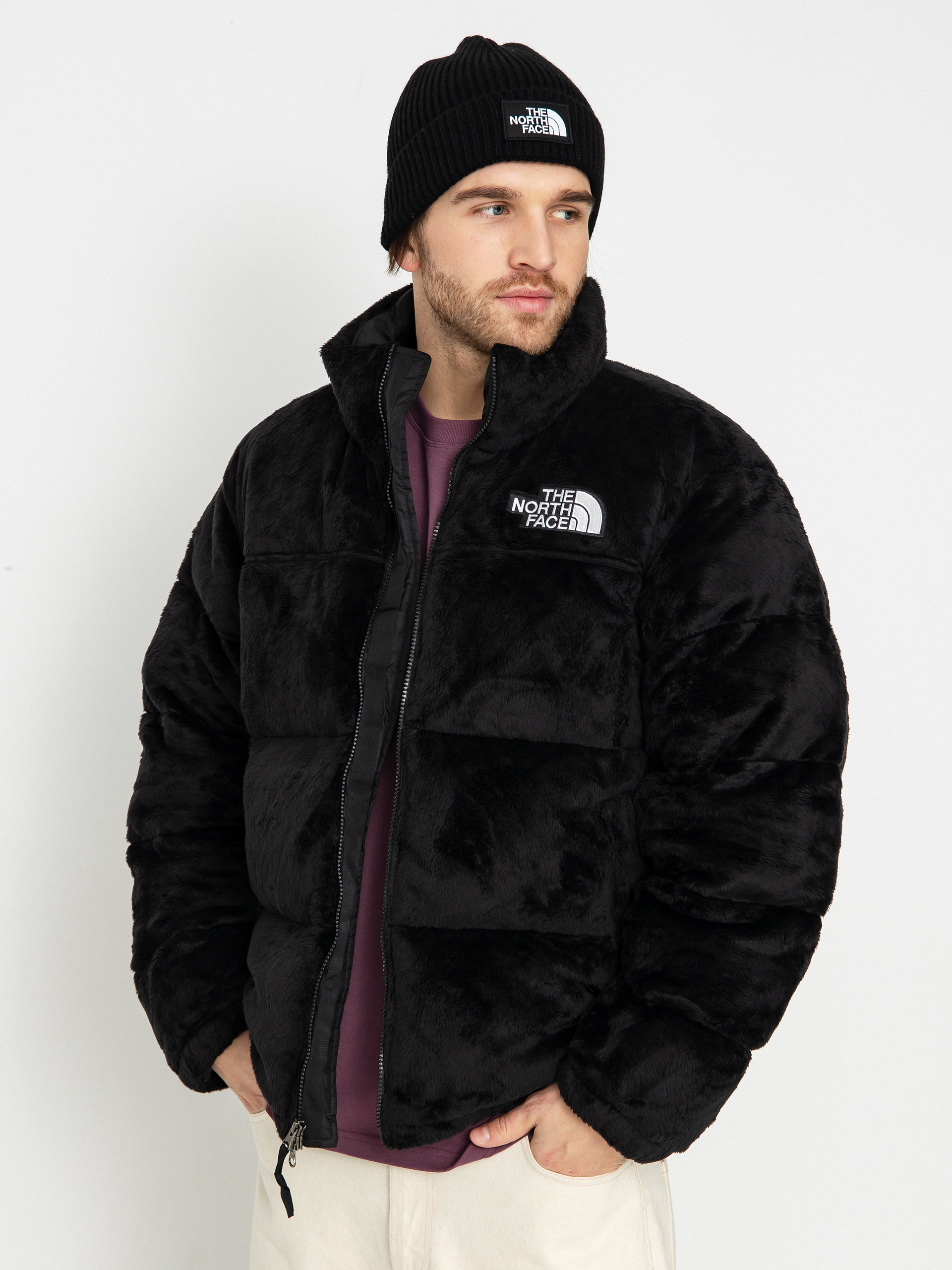 Geacă The North Face Versa Velour Nuptse - negru (tnf black)