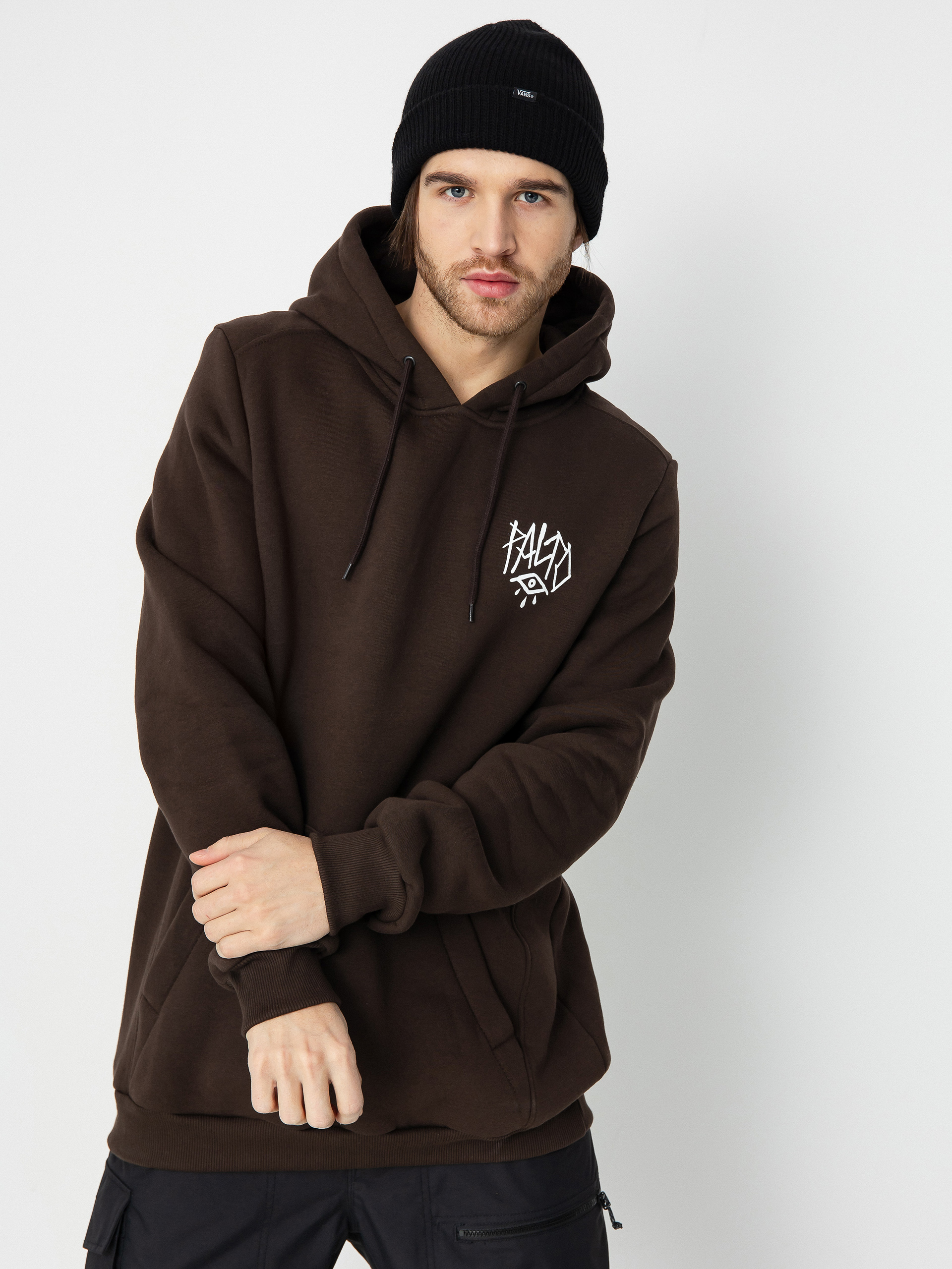 Pentru bărbați Hanorac termic Palto Doctor HD (dark brown)