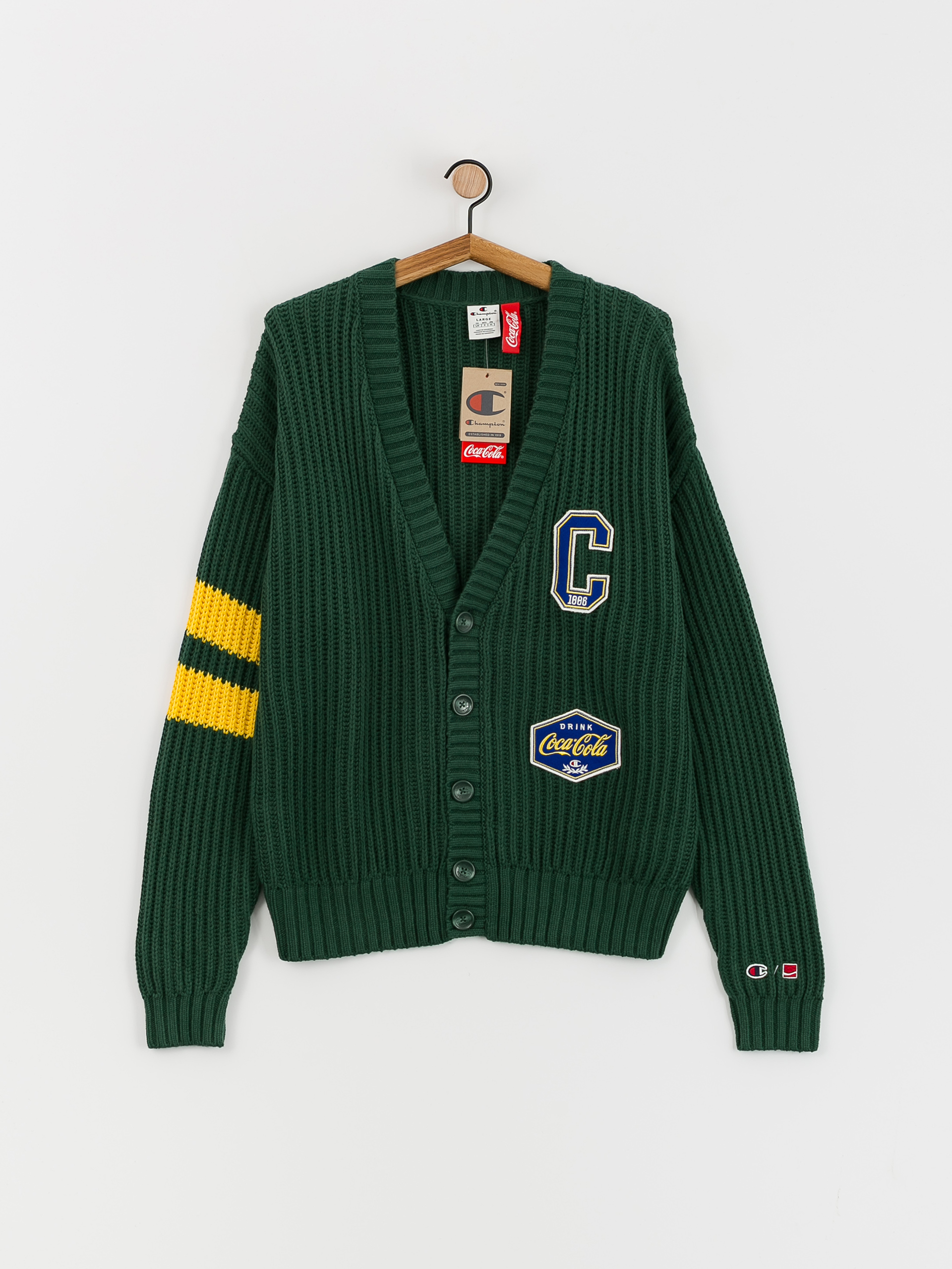 Pulover Champion X Coca Cola Cardigan Top 220192 (hlg/loy)