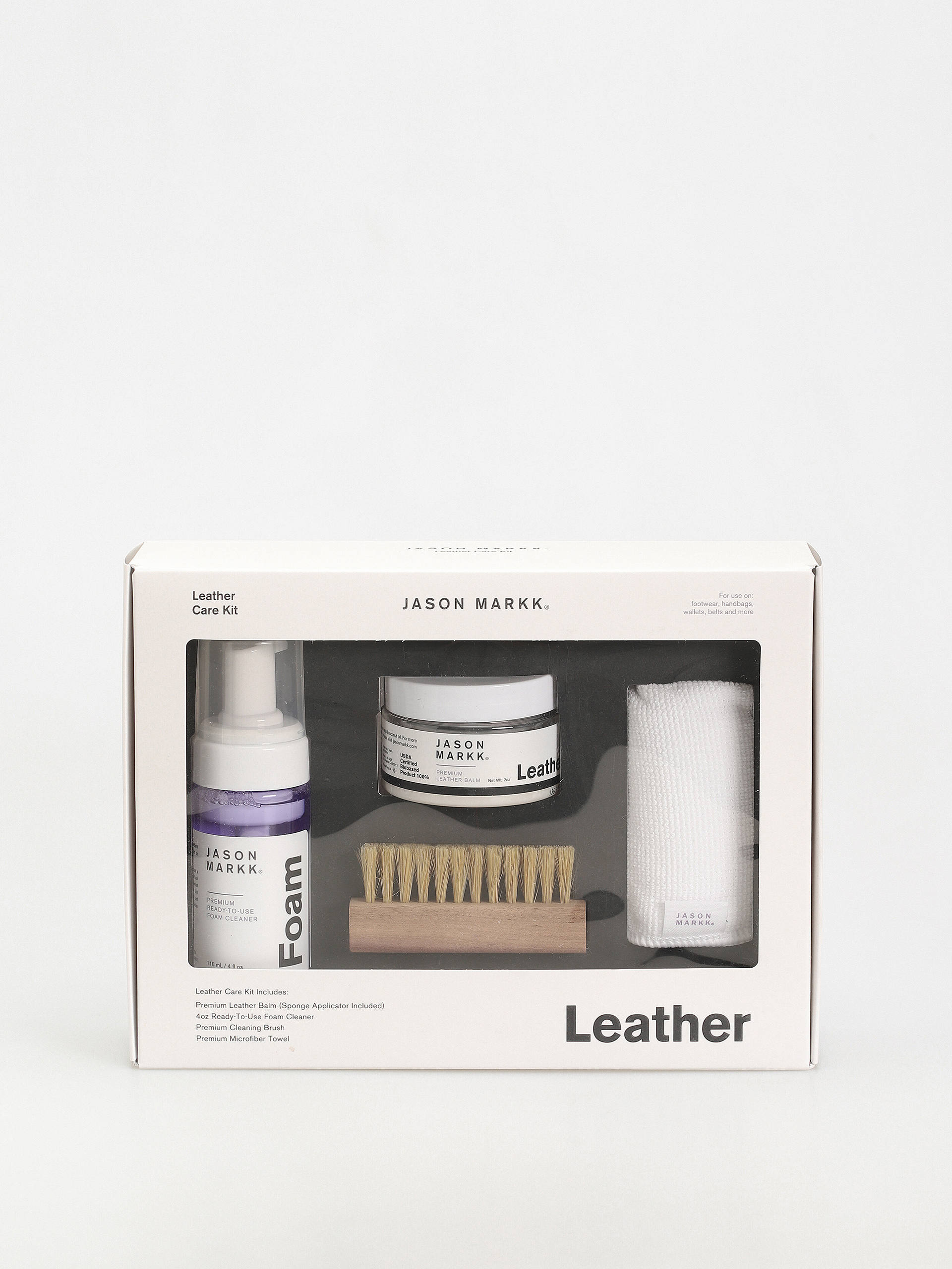 Kit de îngrijire a pielii Jason Markk Leather Care Kit