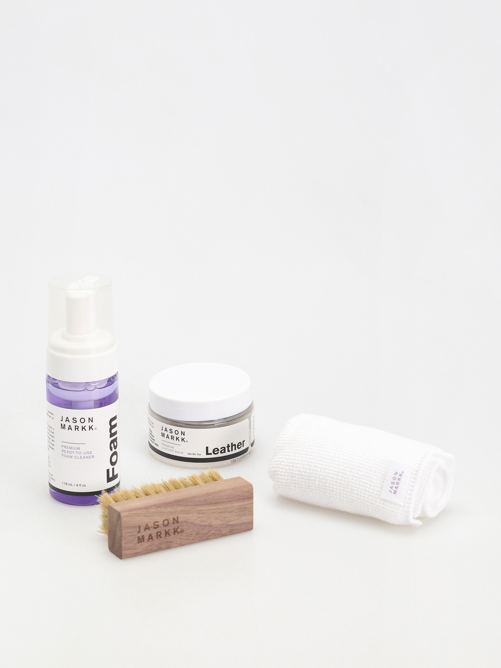 Kit de îngrijire a pielii Jason Markk Leather Care Kit (white)