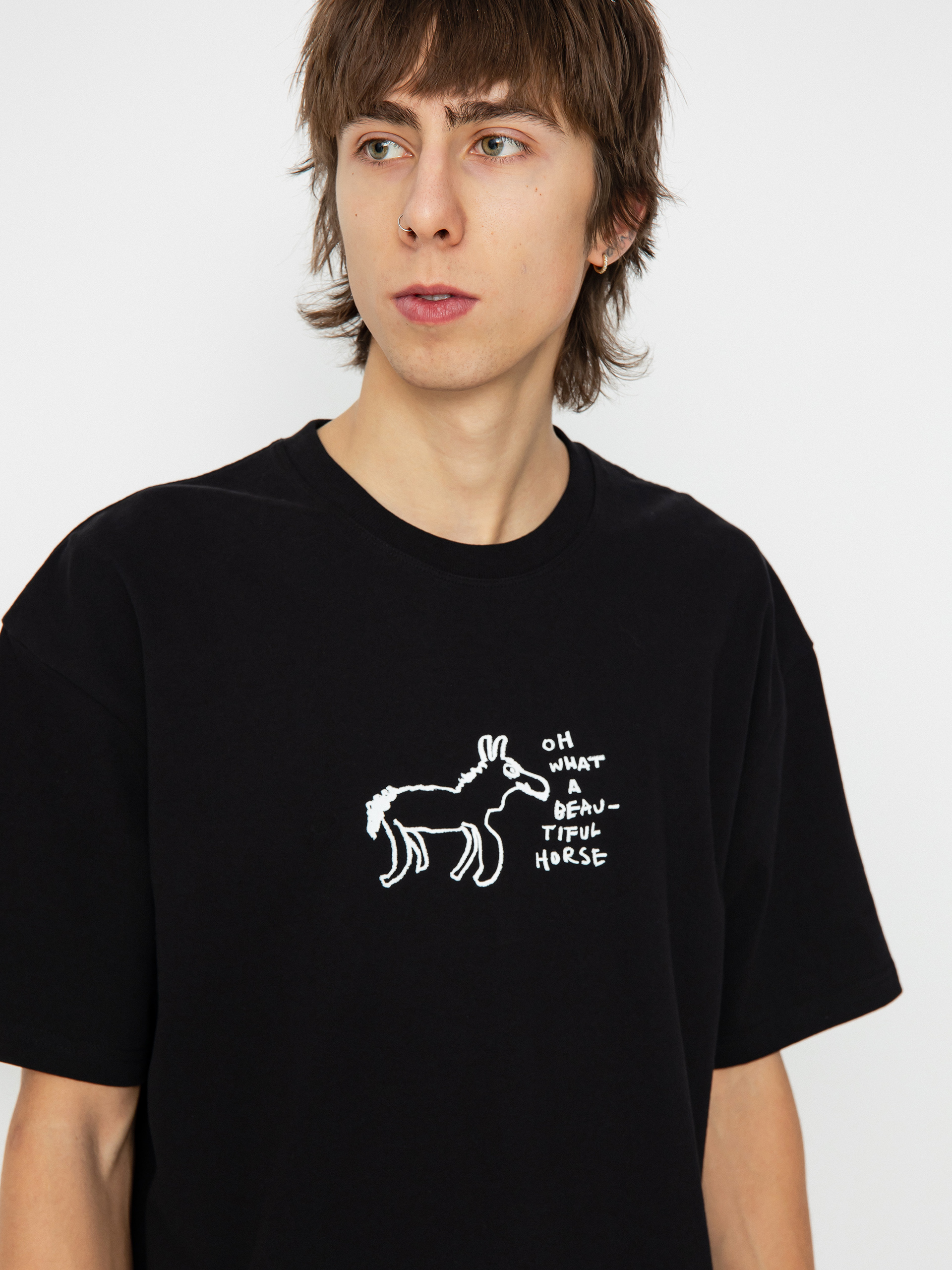 Tricou Polar Skate Beautiful Horses (black)
