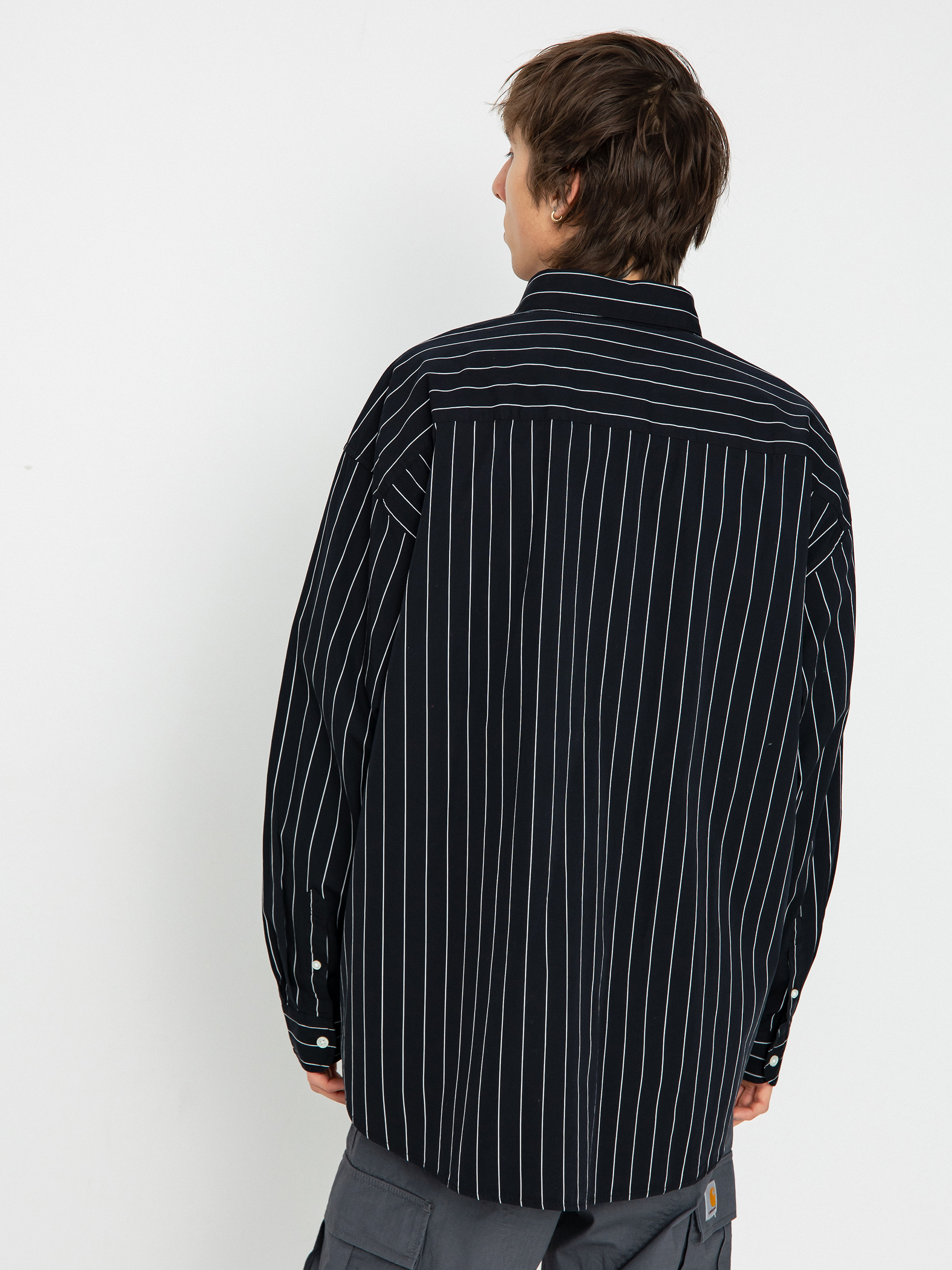 Cămașă Carhartt WIP Orlean (orlean stripe/black/white)