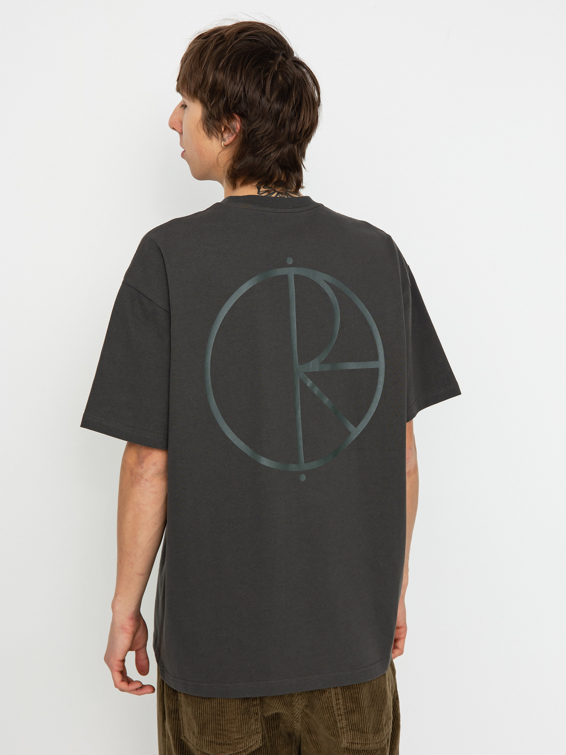 Tricou Polar Skate Stroke Logo (dirty black)