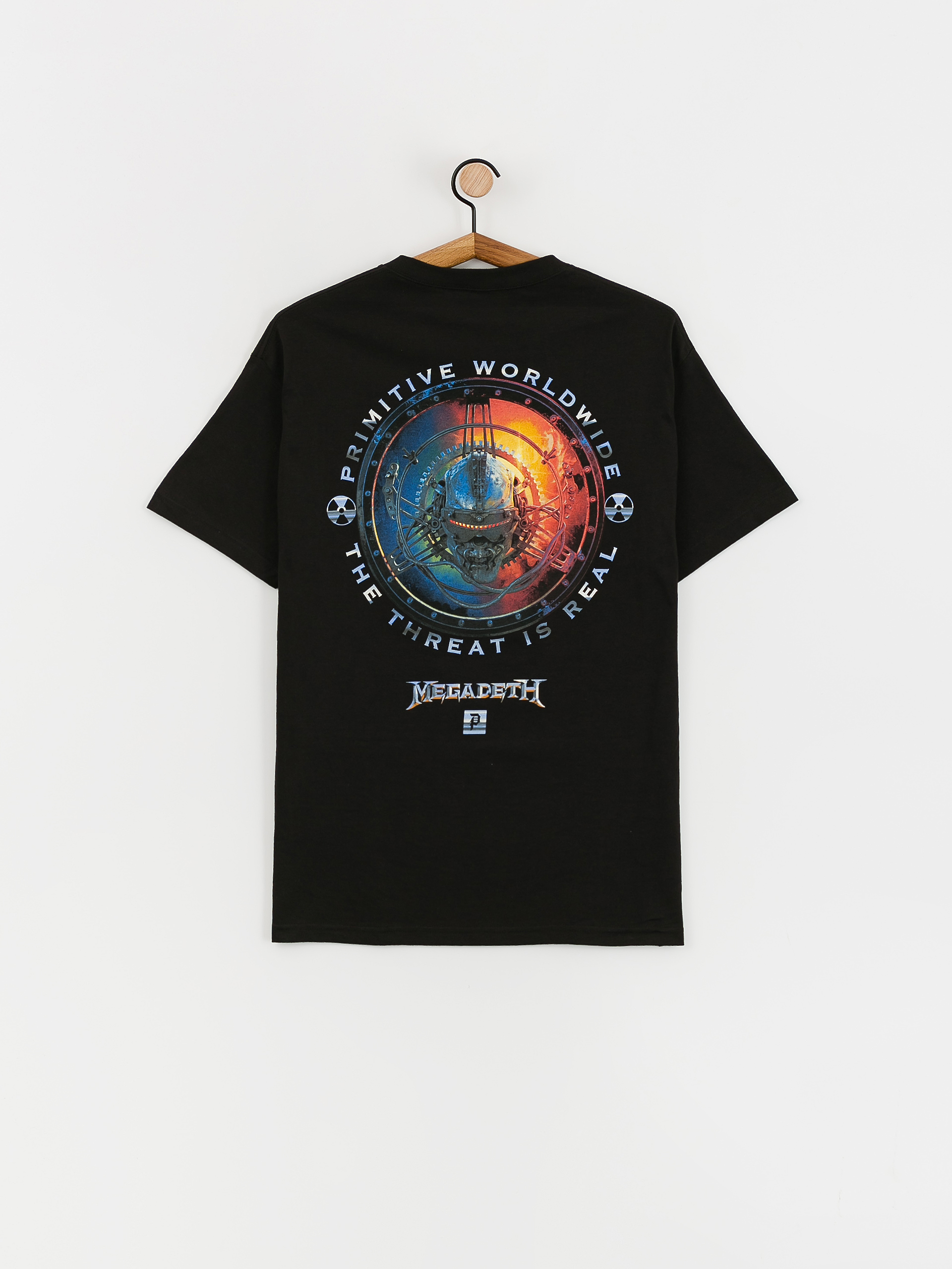 Tricou Primitive X Megadeth Threat Is Real (black)