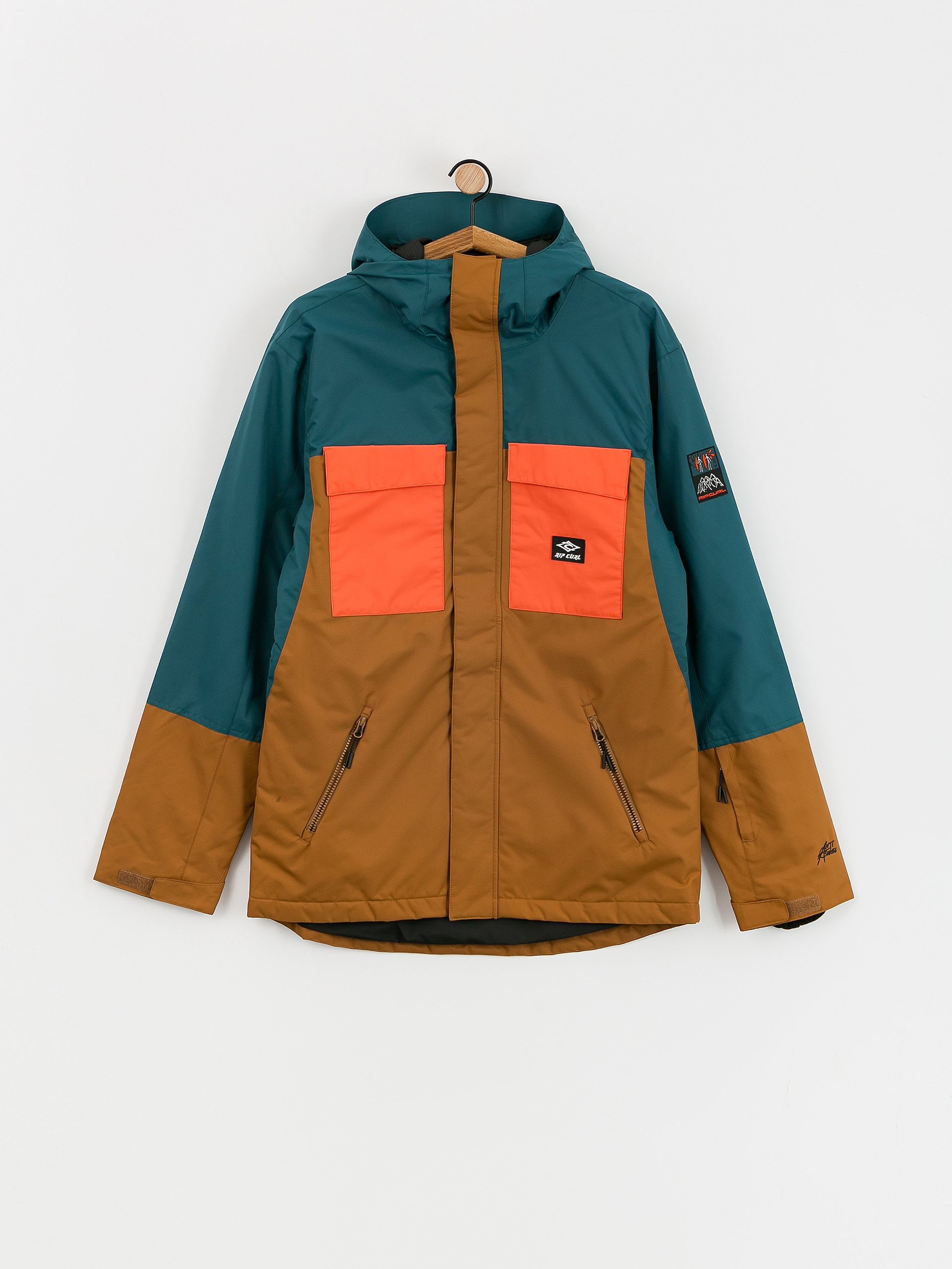 Pentru bărbați Geacă de snowboard Rip Curl Pinnacle (blue green)