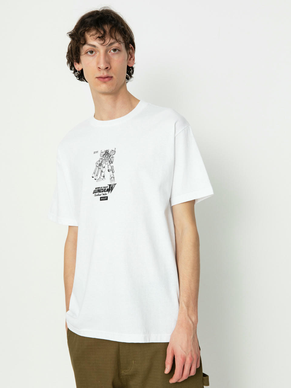 Tricou HUF Heavy Arms Schematics (white)